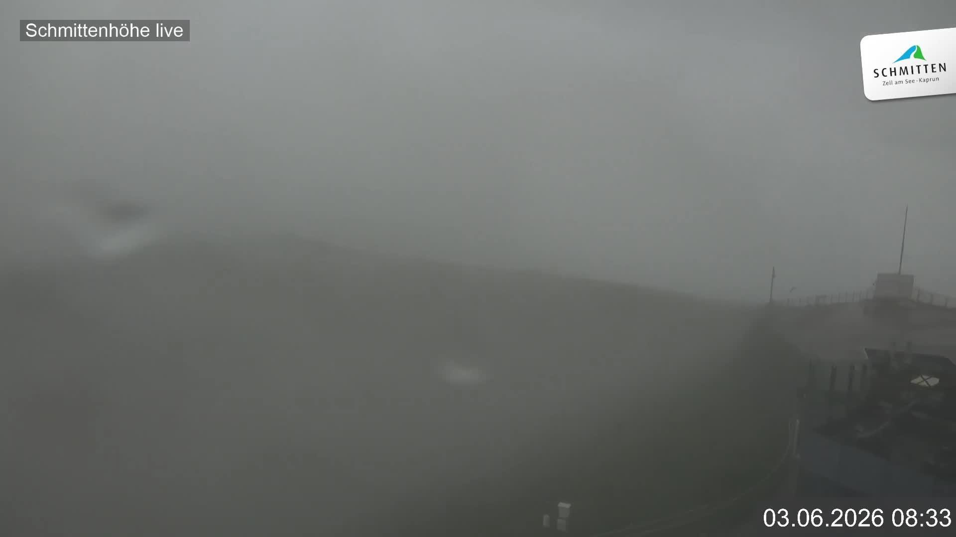 Archiv Foto Webcam Blick vom Gipfel der Schmittenhöhe