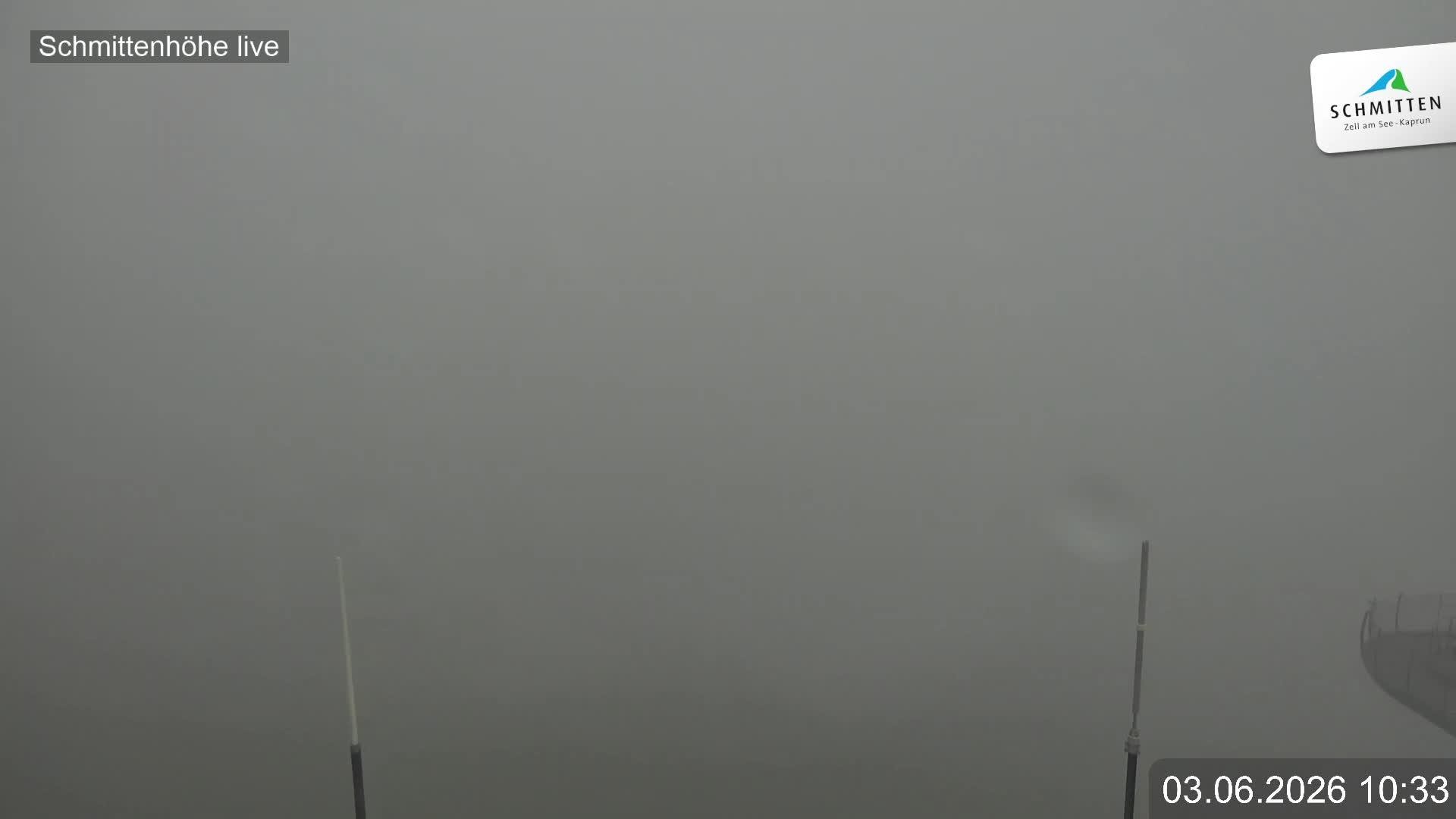 Archiv Foto Webcam Blick vom Gipfel der Schmittenhöhe