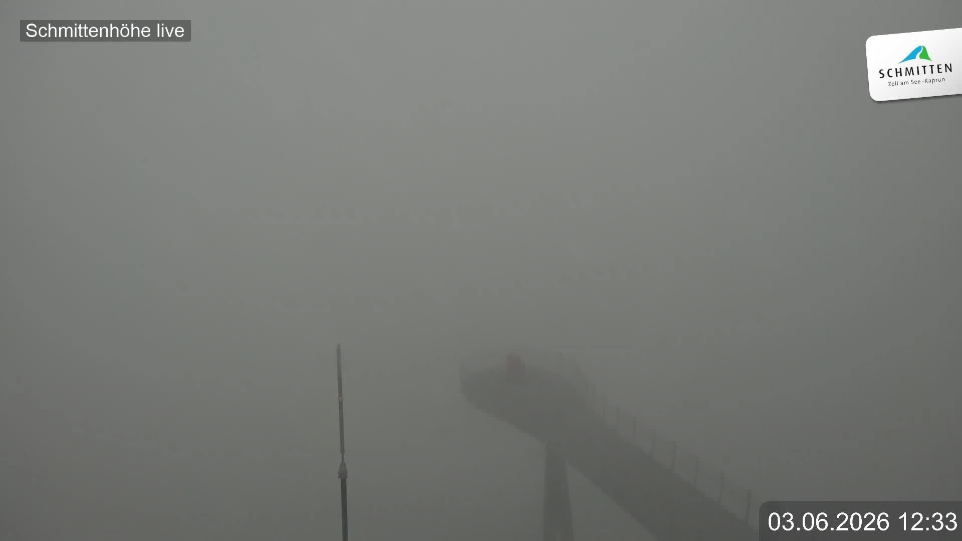 Archiv Foto Webcam Blick vom Gipfel der Schmittenhöhe