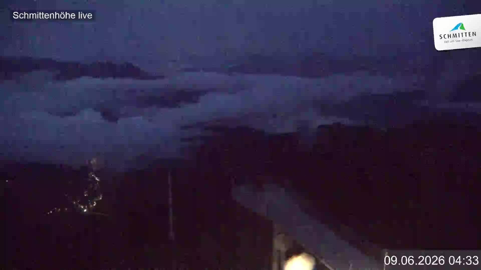 Archiv Foto Webcam Blick vom Gipfel der Schmittenhöhe