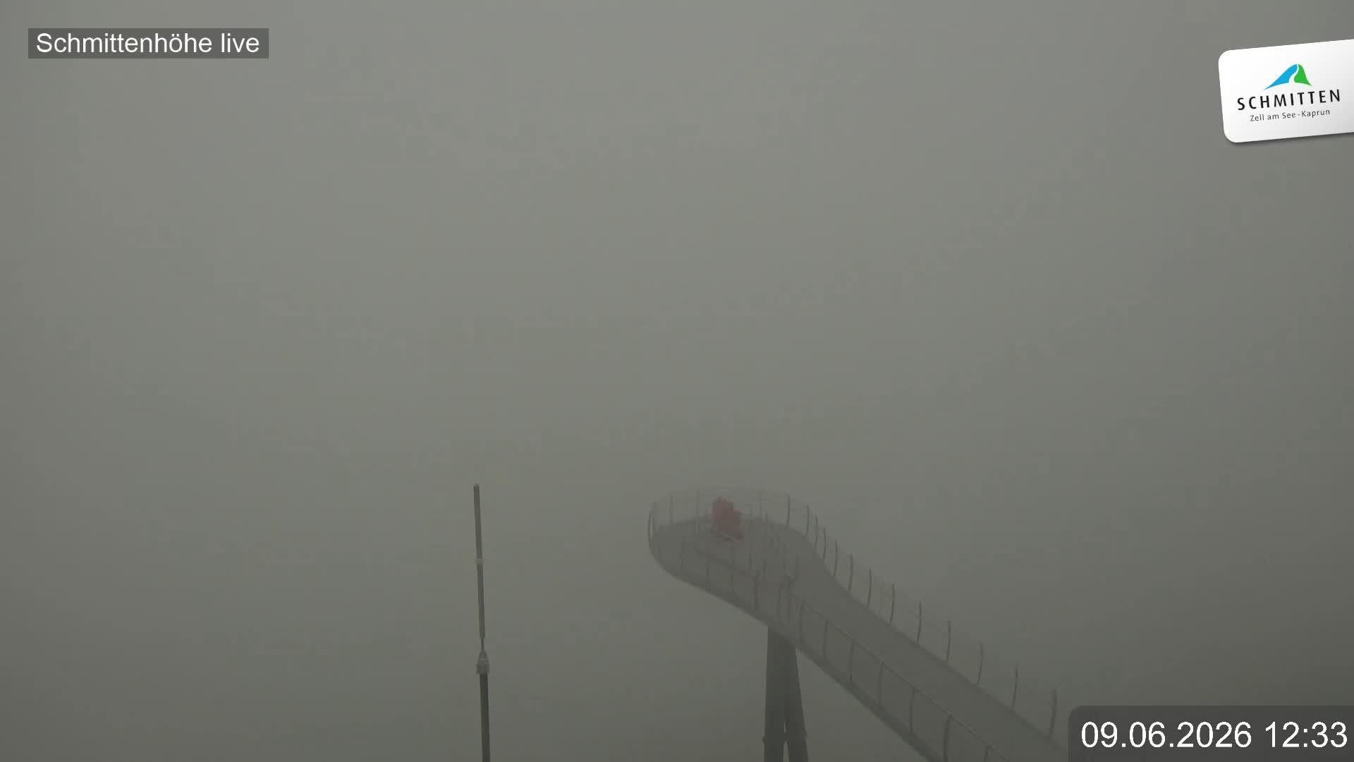 Archiv Foto Webcam Blick vom Gipfel der Schmittenhöhe