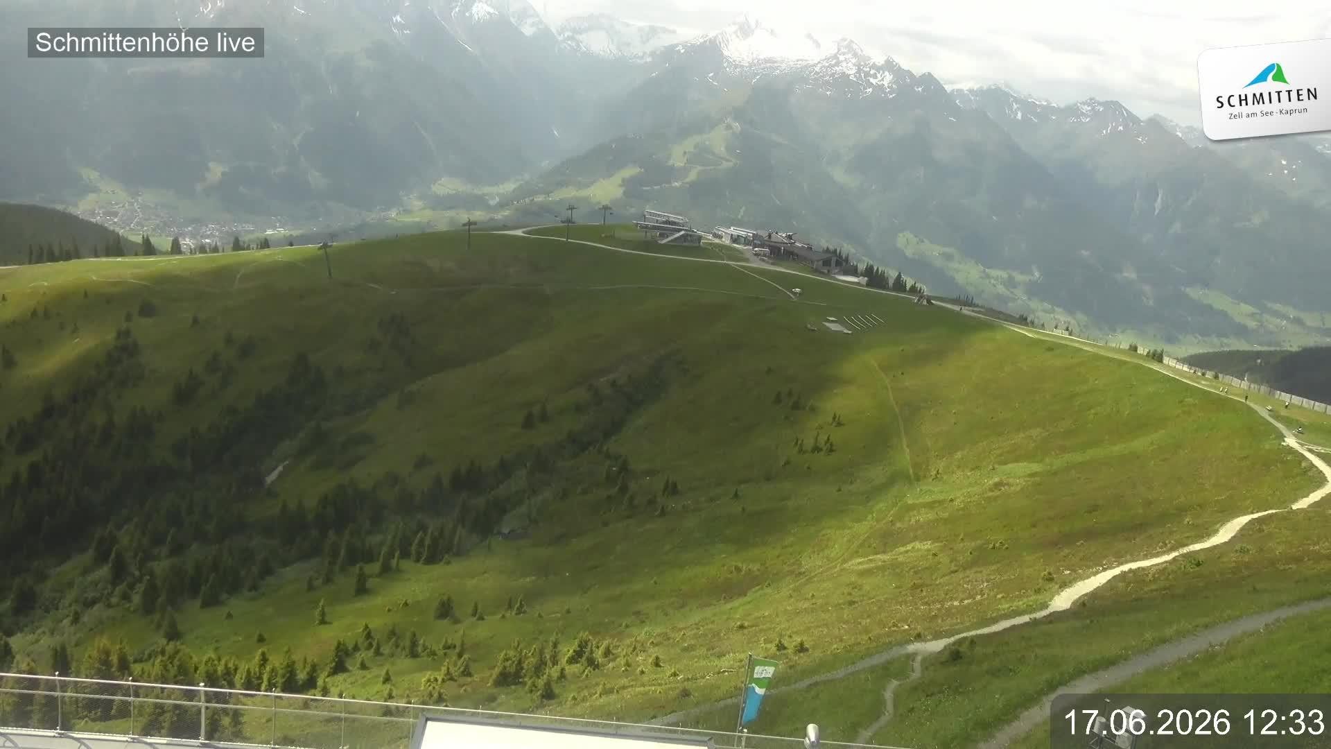 Archiv Foto Webcam Blick vom Gipfel der Schmittenhöhe