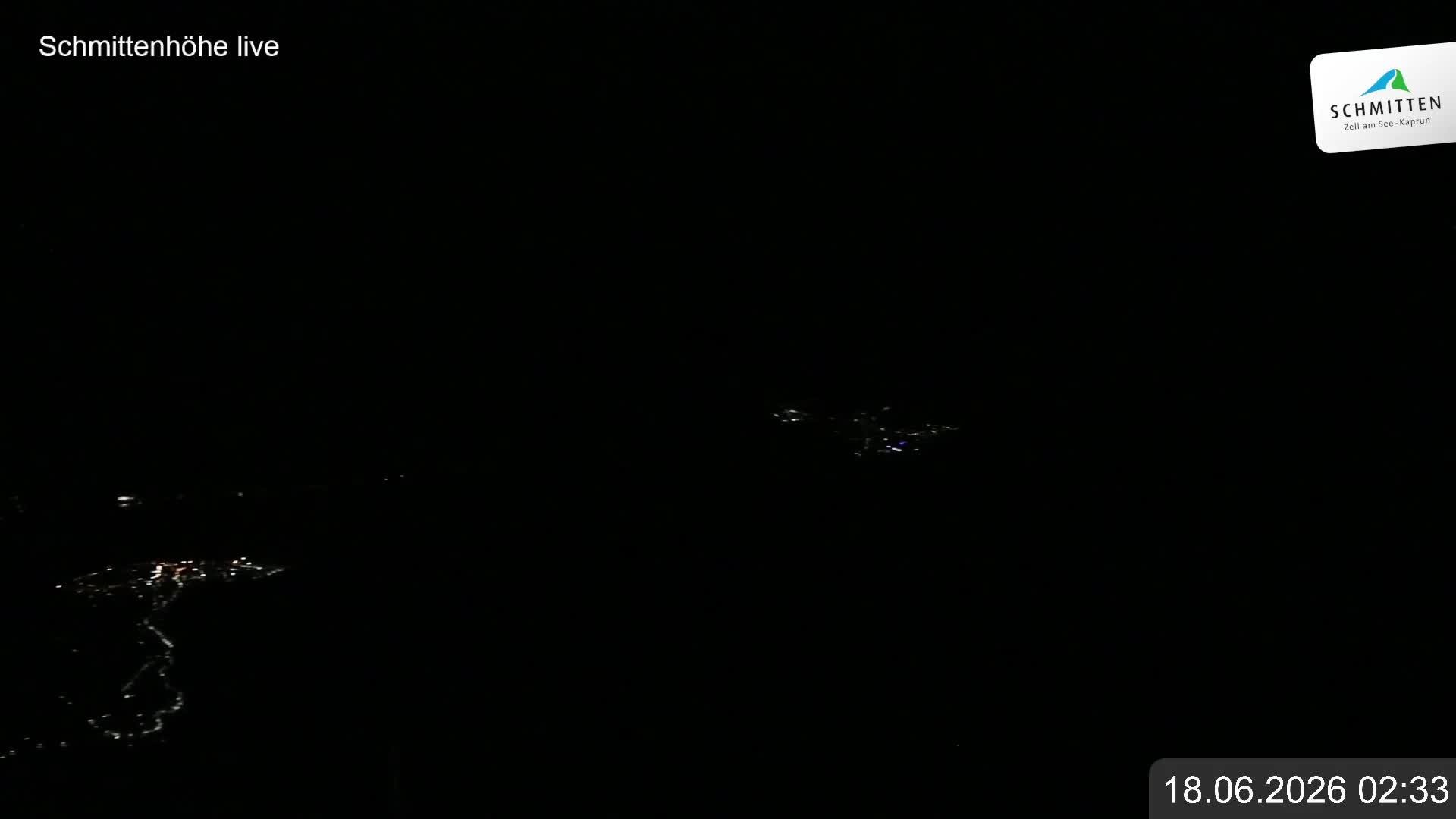 Archiv Foto Webcam Blick vom Gipfel der Schmittenhöhe