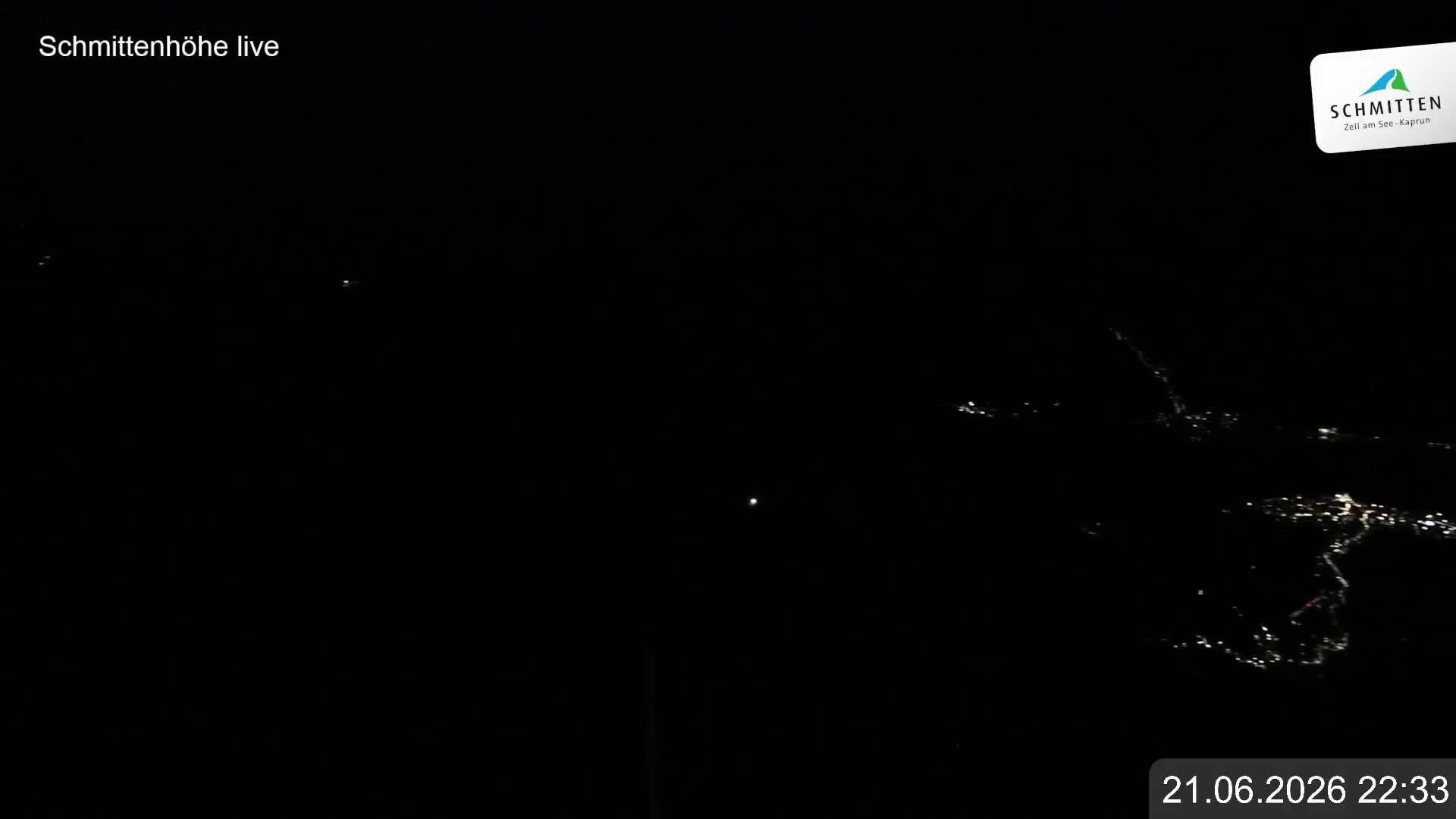 Archiv Foto Webcam Blick vom Gipfel der Schmittenhöhe