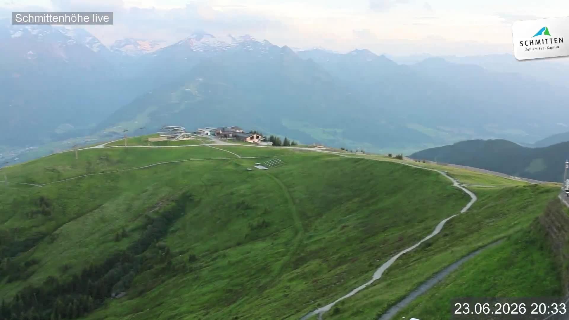 Archiv Foto Webcam Blick vom Gipfel der Schmittenhöhe