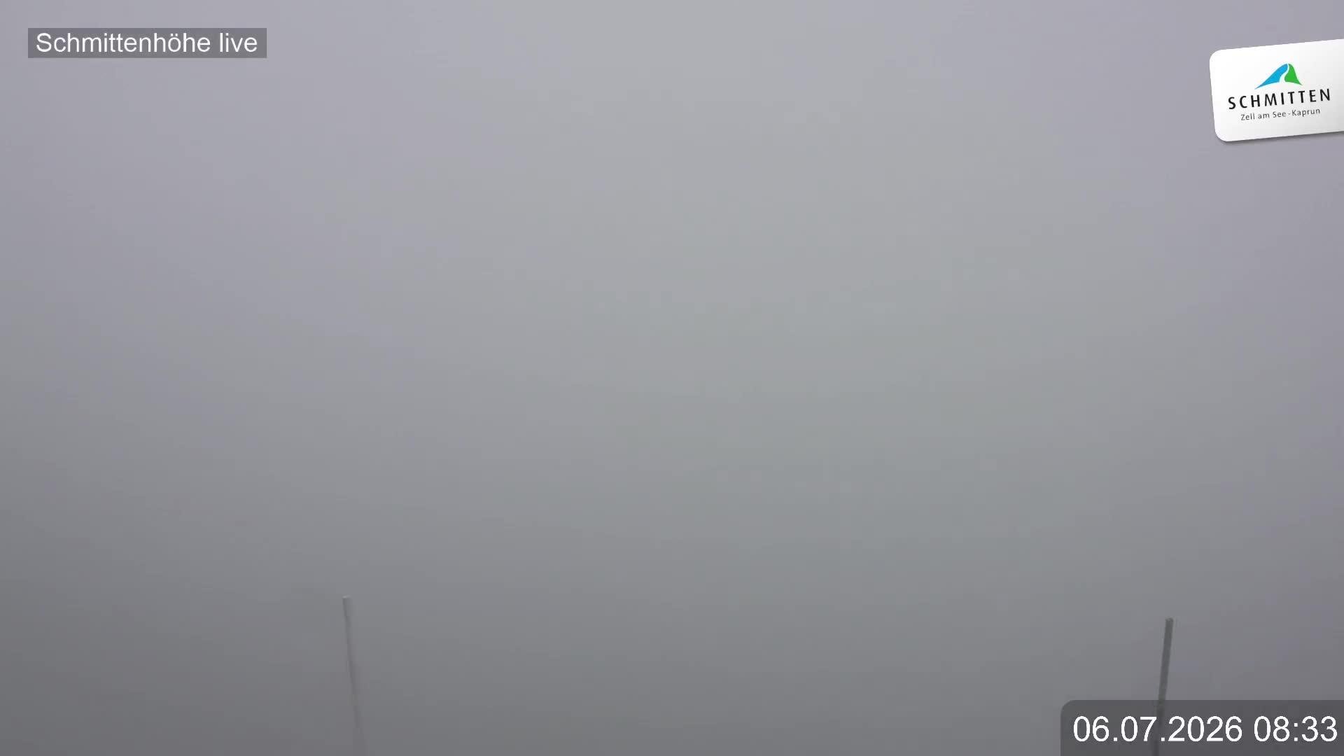 Archiv Foto Webcam Blick vom Gipfel der Schmittenhöhe