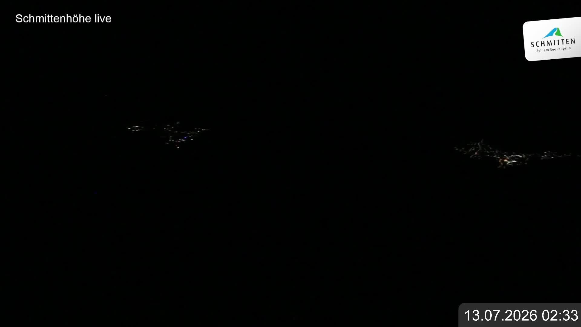 Archiv Foto Webcam Blick vom Gipfel der Schmittenhöhe