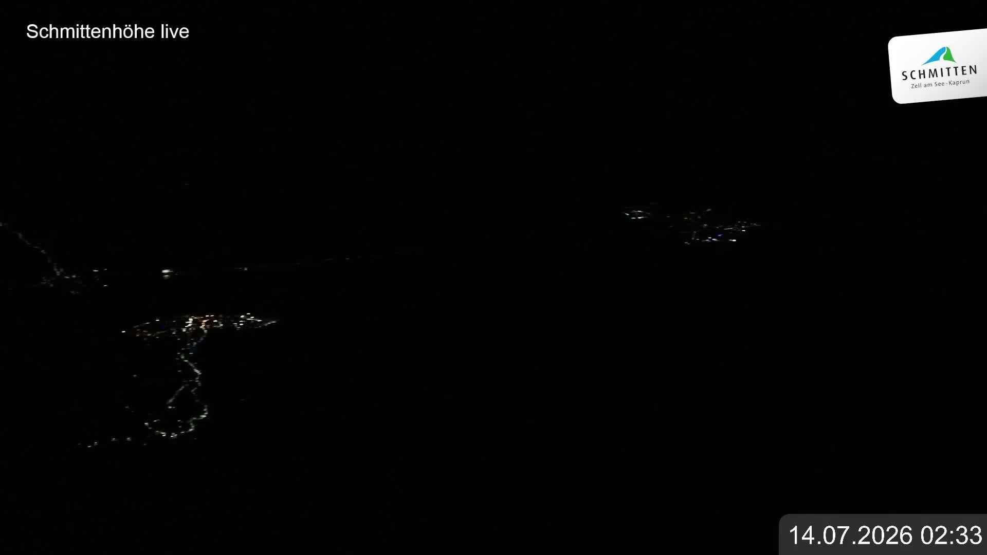 Archiv Foto Webcam Blick vom Gipfel der Schmittenhöhe