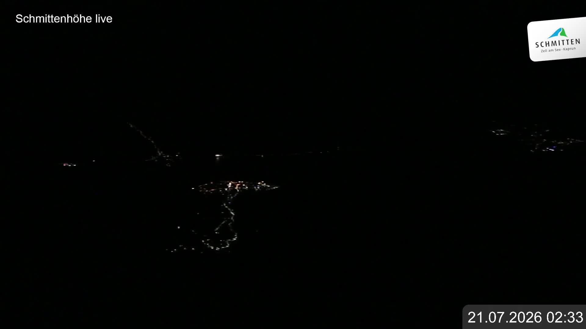 Archiv Foto Webcam Blick vom Gipfel der Schmittenhöhe