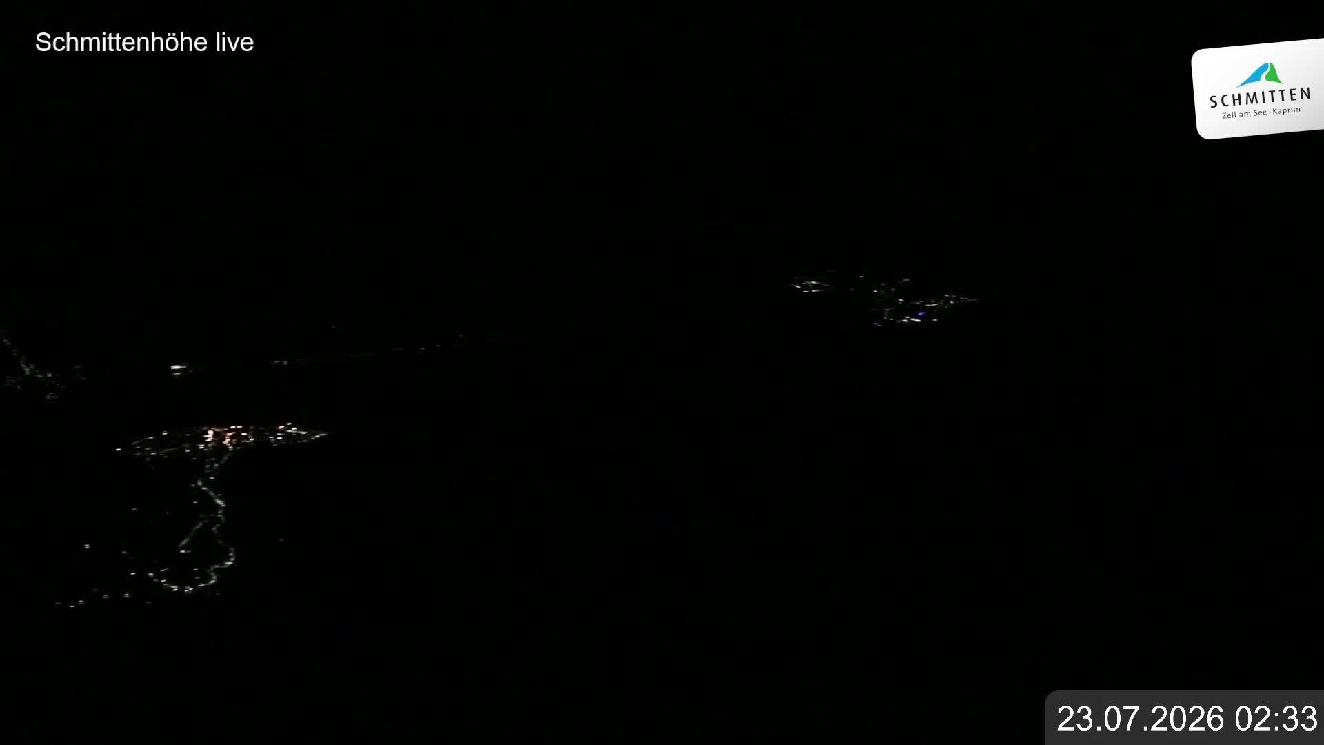 Archiv Foto Webcam Blick vom Gipfel der Schmittenhöhe