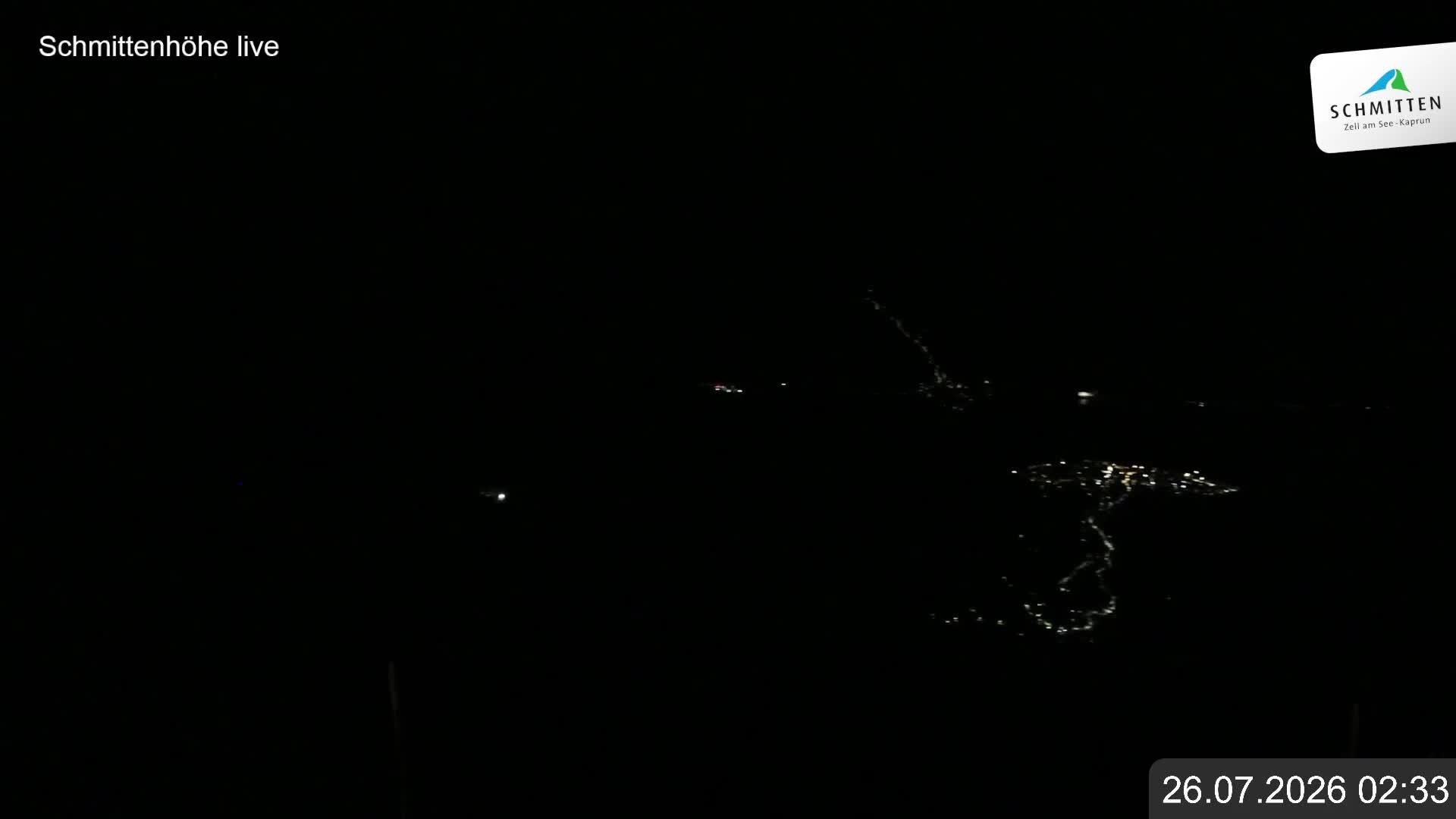 Archiv Foto Webcam Blick vom Gipfel der Schmittenhöhe