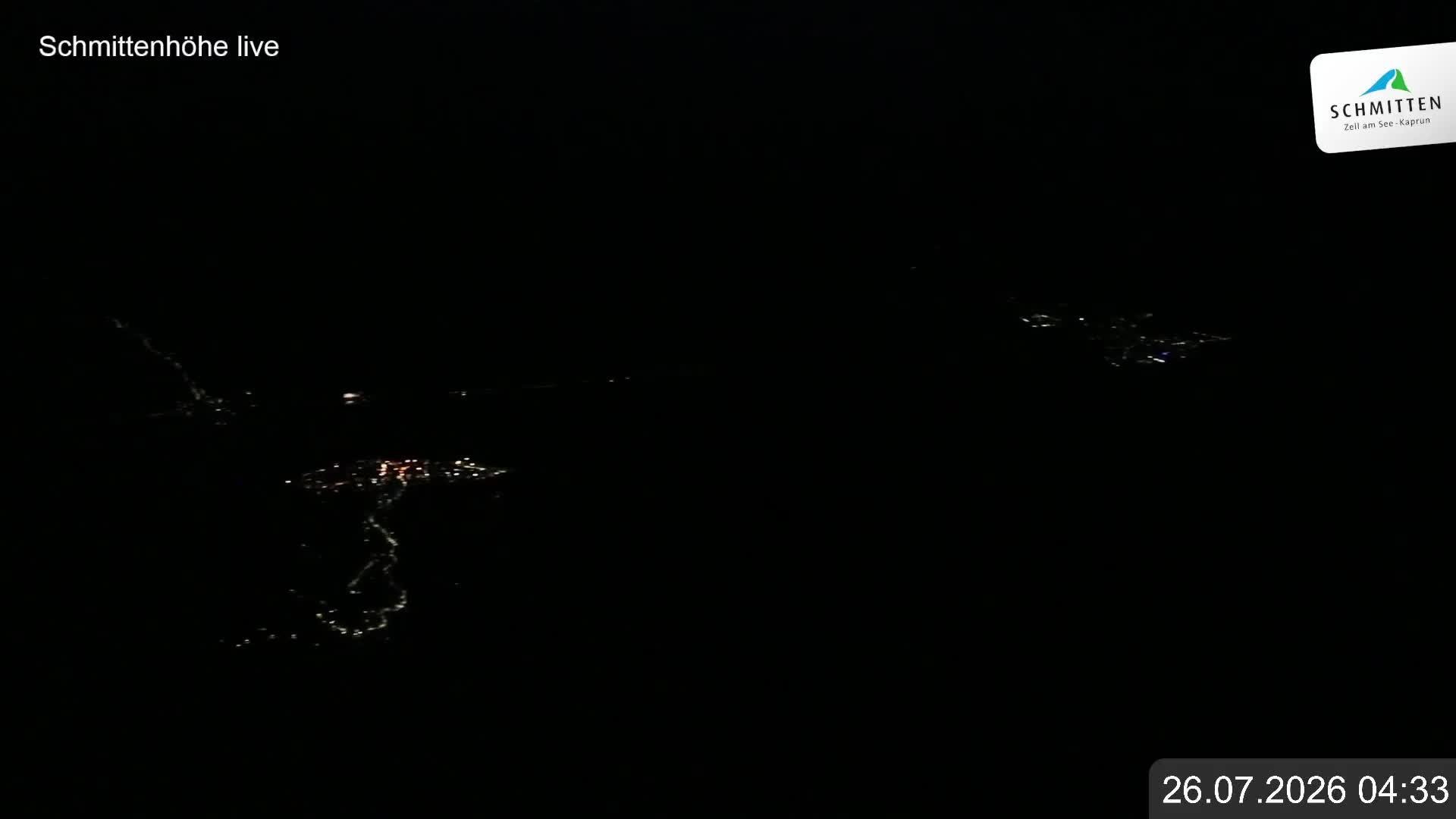 Archiv Foto Webcam Blick vom Gipfel der Schmittenhöhe