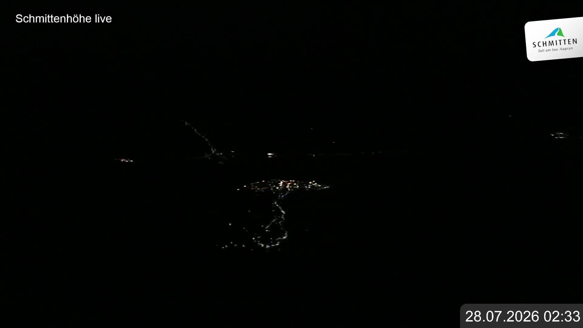 Archiv Foto Webcam Blick vom Gipfel der Schmittenhöhe
