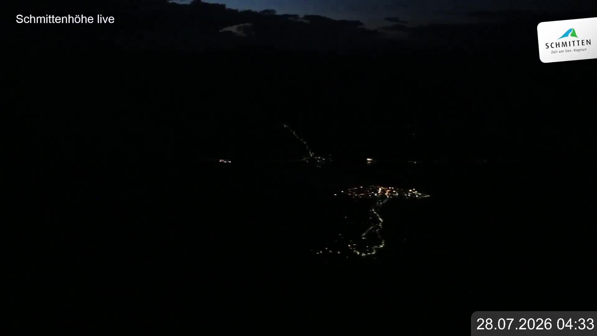 Archiv Foto Webcam Blick vom Gipfel der Schmittenhöhe