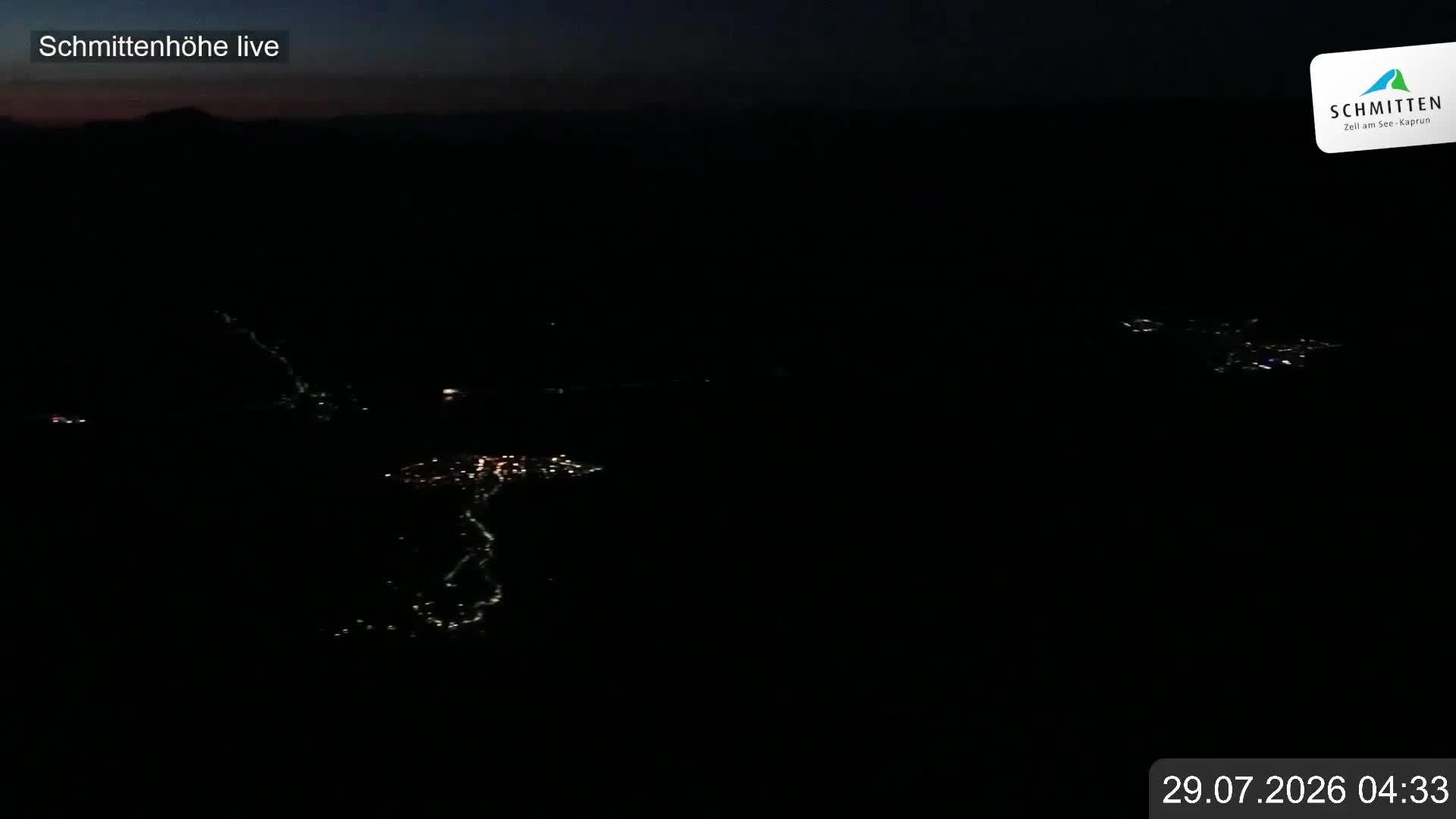 Archiv Foto Webcam Blick vom Gipfel der Schmittenhöhe