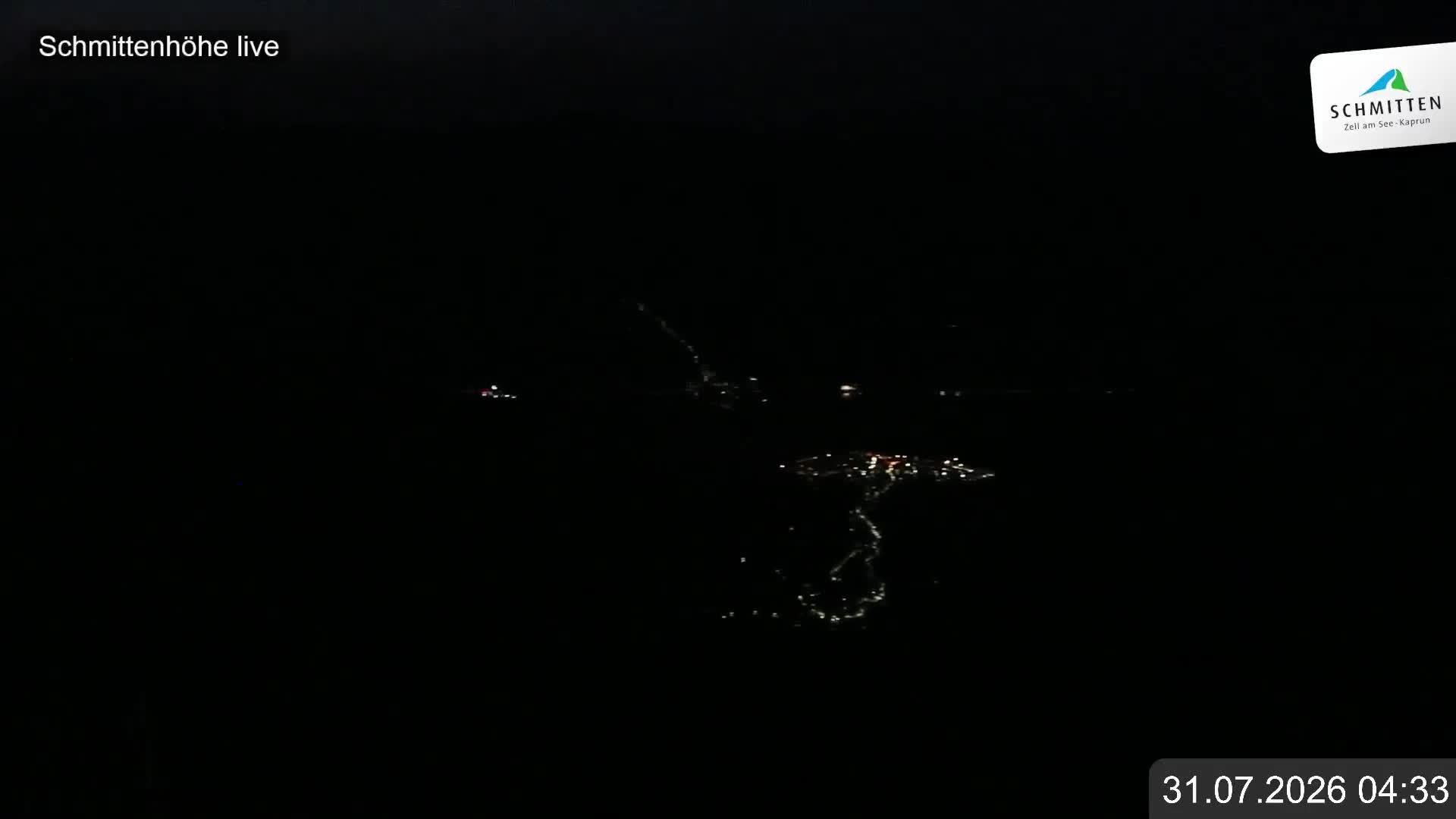 Archiv Foto Webcam Blick vom Gipfel der Schmittenhöhe