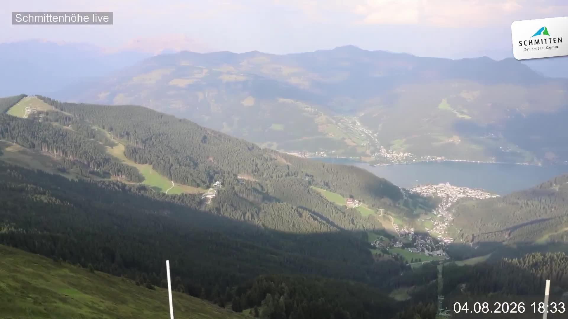 Archiv Foto Webcam Blick vom Gipfel der Schmittenhöhe