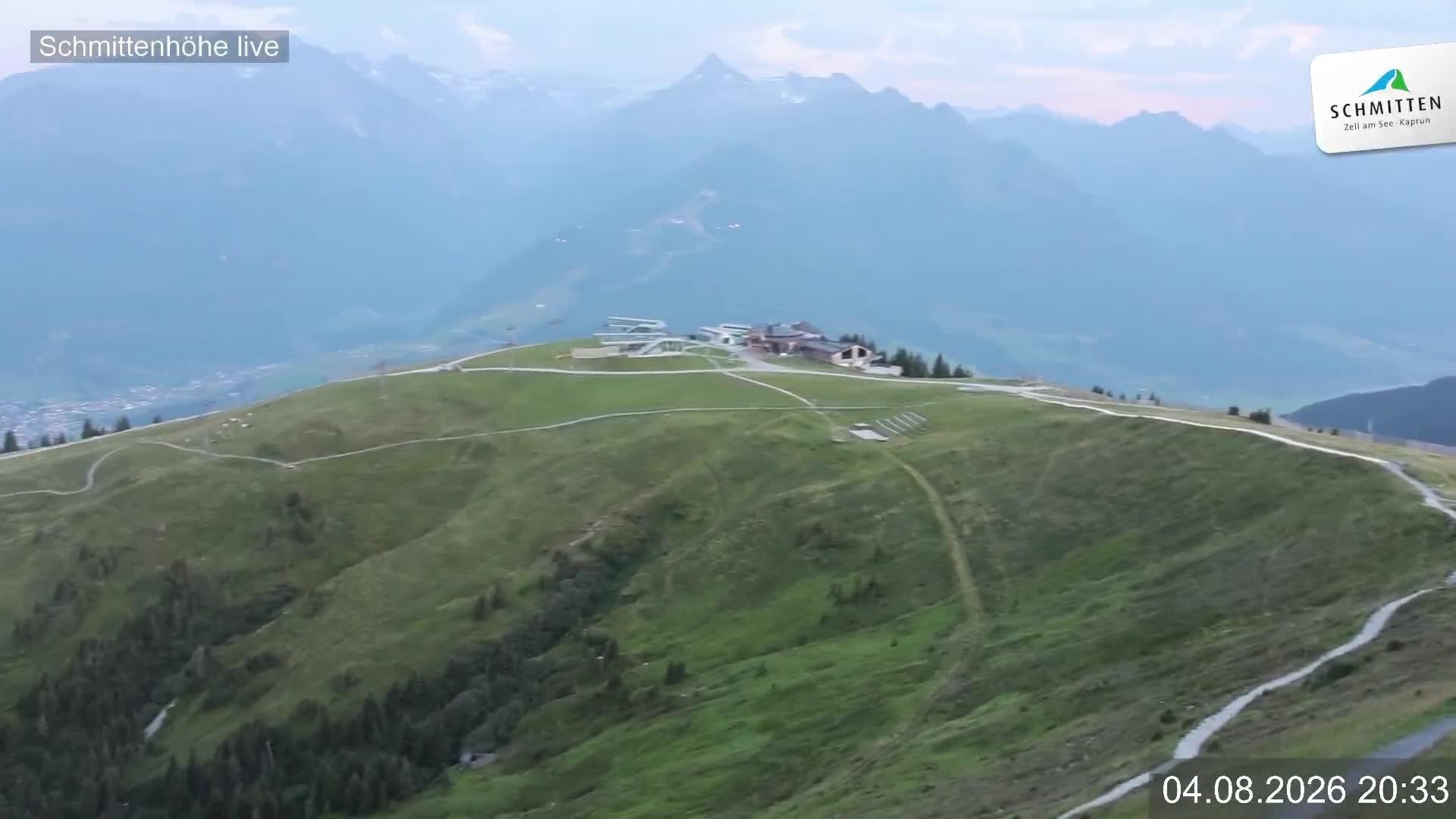 Archiv Foto Webcam Blick vom Gipfel der Schmittenhöhe