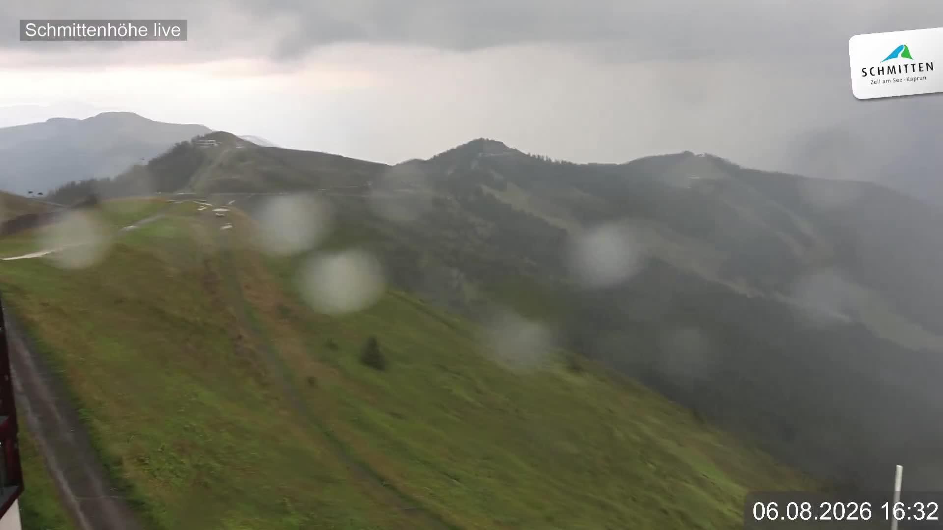 Archiv Foto Webcam Blick vom Gipfel der Schmittenhöhe