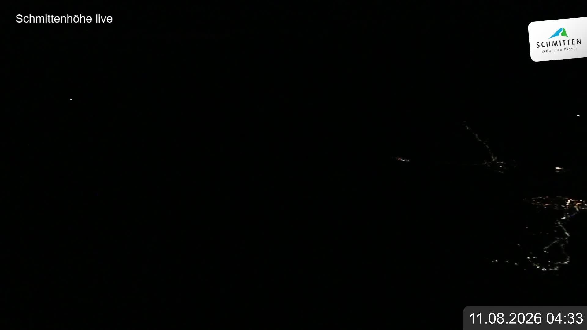 Archiv Foto Webcam Blick vom Gipfel der Schmittenhöhe
