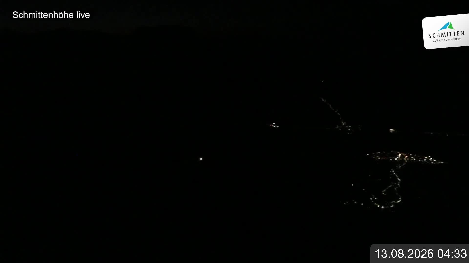 Archiv Foto Webcam Blick vom Gipfel der Schmittenhöhe