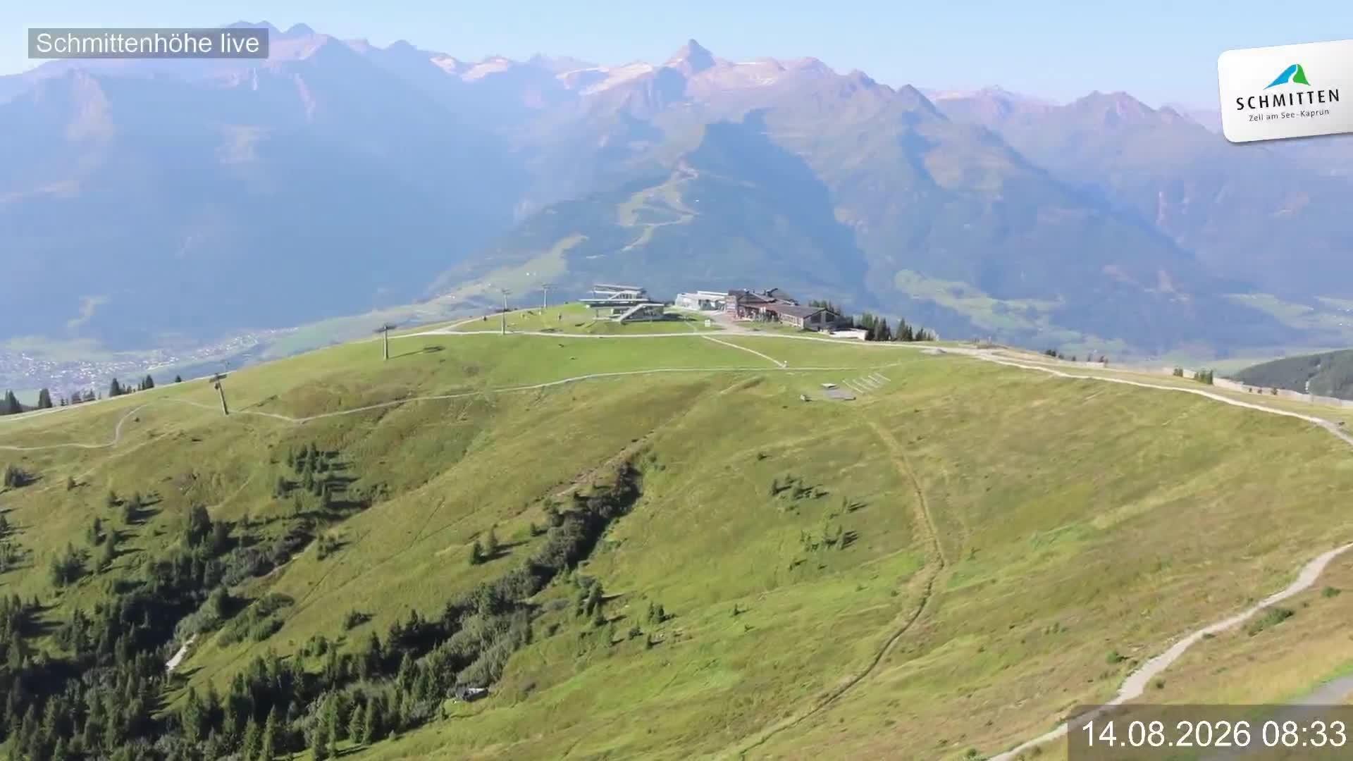 Archiv Foto Webcam Blick vom Gipfel der Schmittenhöhe
