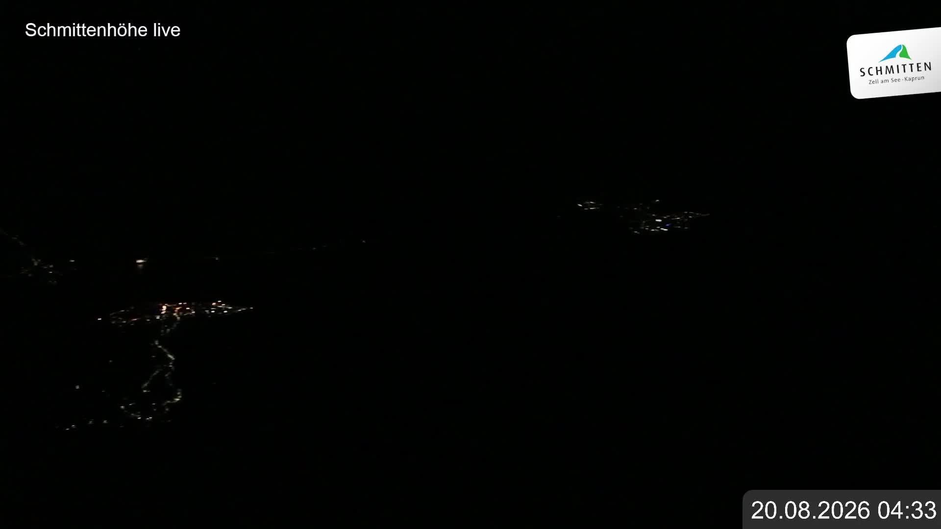 Archiv Foto Webcam Blick vom Gipfel der Schmittenhöhe