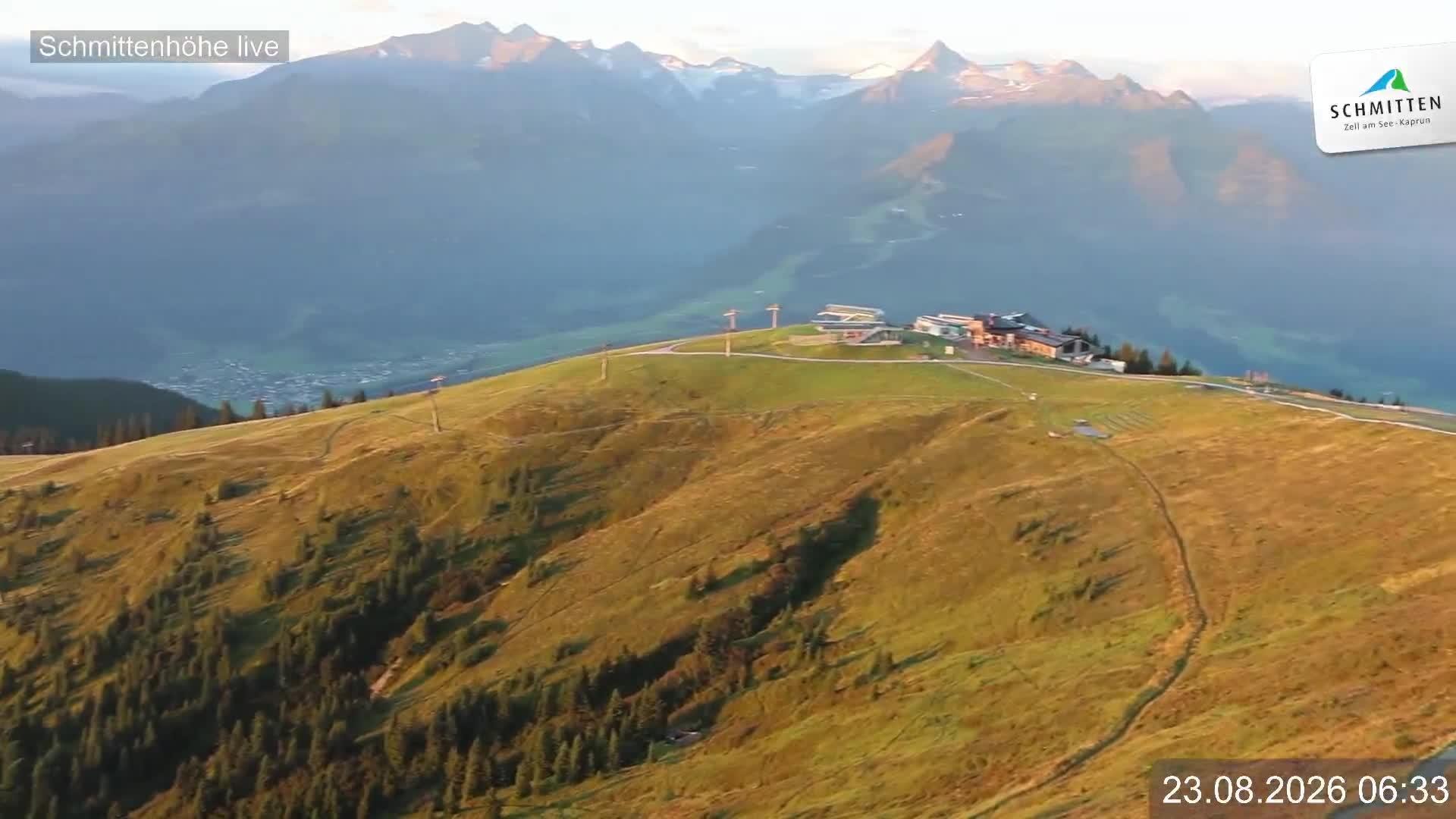 Archiv Foto Webcam Blick vom Gipfel der Schmittenhöhe
