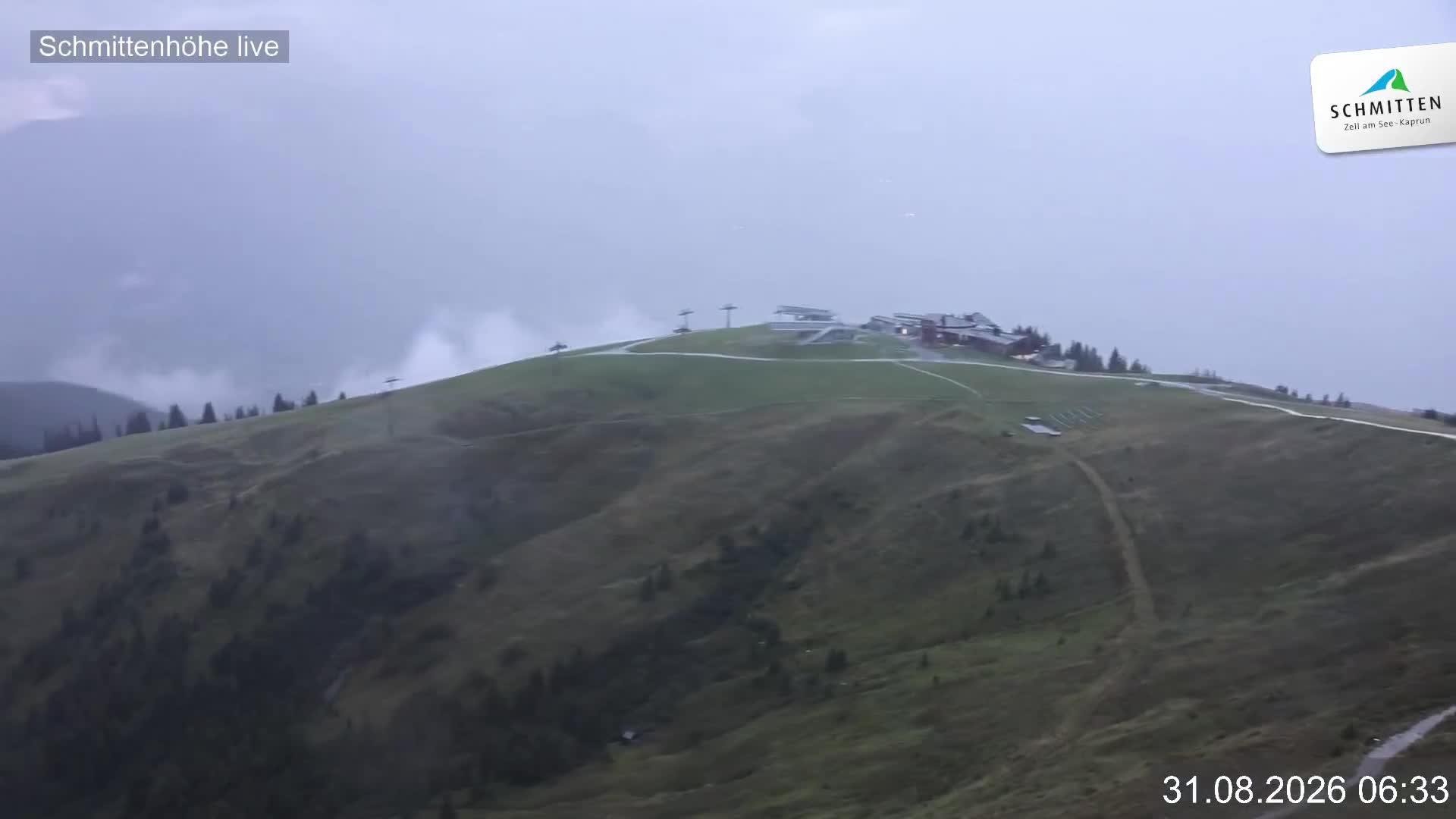 Archiv Foto Webcam Blick vom Gipfel der Schmittenhöhe
