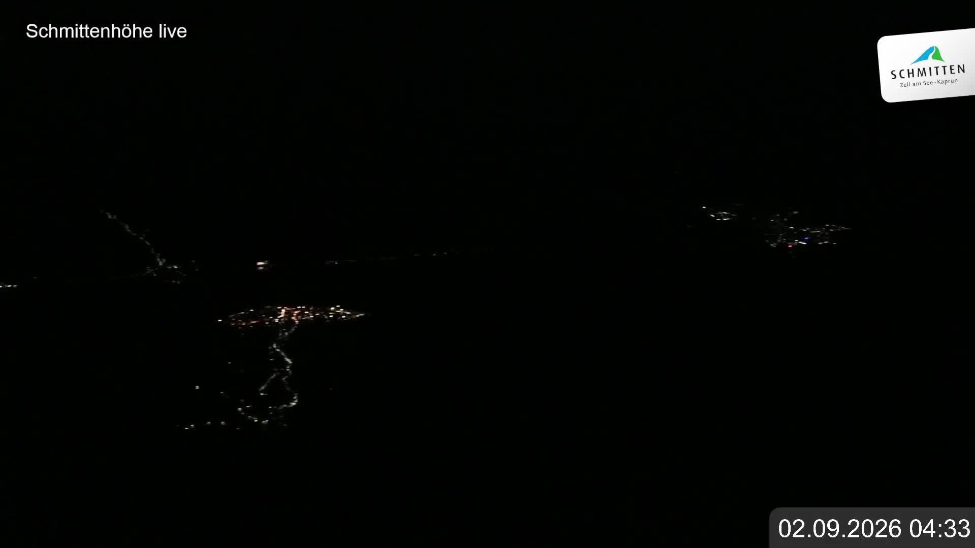 Archiv Foto Webcam Blick vom Gipfel der Schmittenhöhe