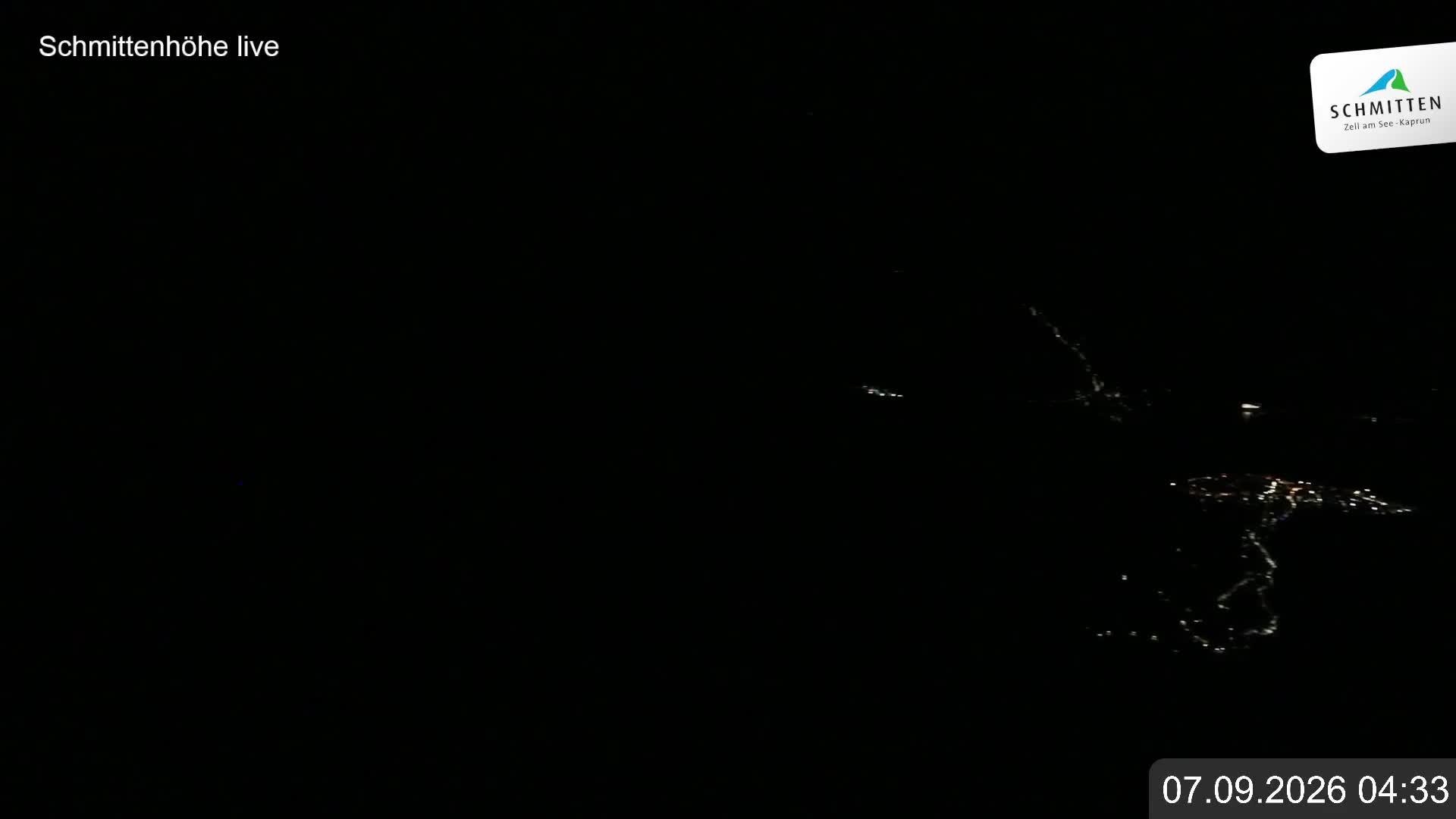 Archiv Foto Webcam Blick vom Gipfel der Schmittenhöhe