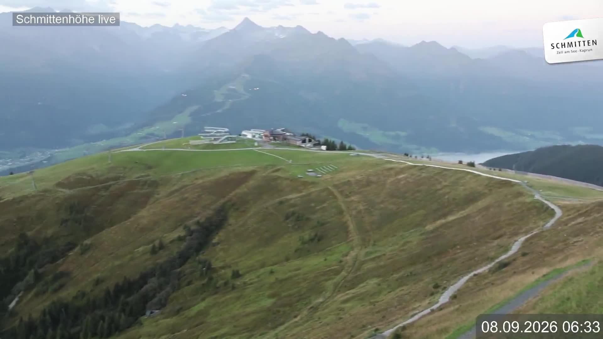 Archiv Foto Webcam Blick vom Gipfel der Schmittenhöhe