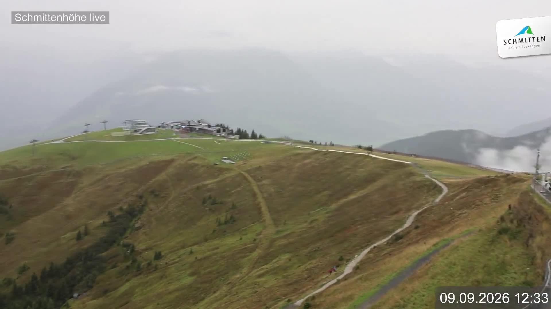 Archiv Foto Webcam Blick vom Gipfel der Schmittenhöhe