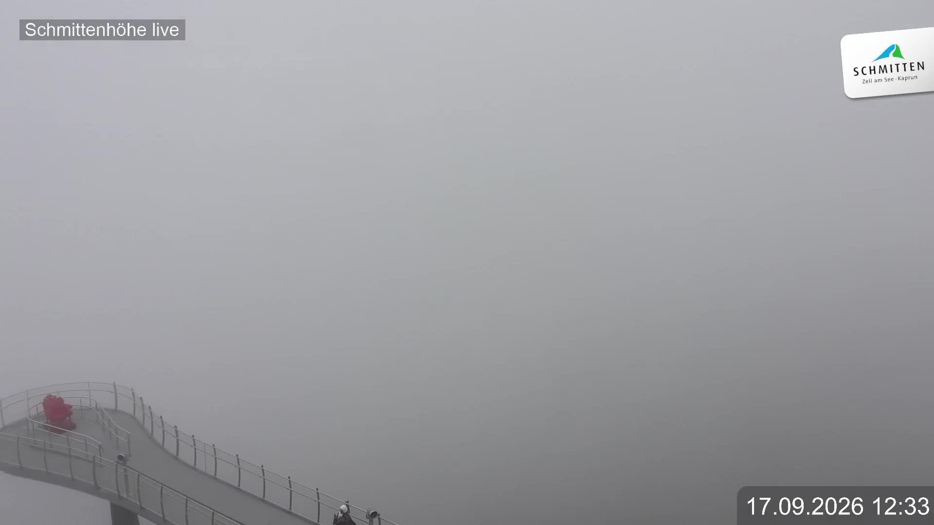 Archiv Foto Webcam Blick vom Gipfel der Schmittenhöhe