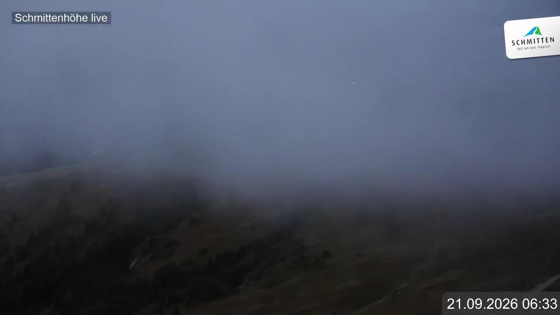 Archiv Foto Webcam Blick vom Gipfel der Schmittenhöhe