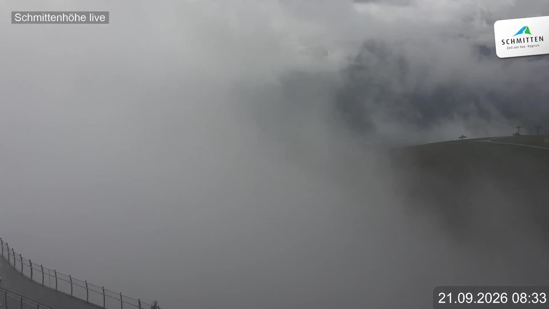 Archiv Foto Webcam Blick vom Gipfel der Schmittenhöhe