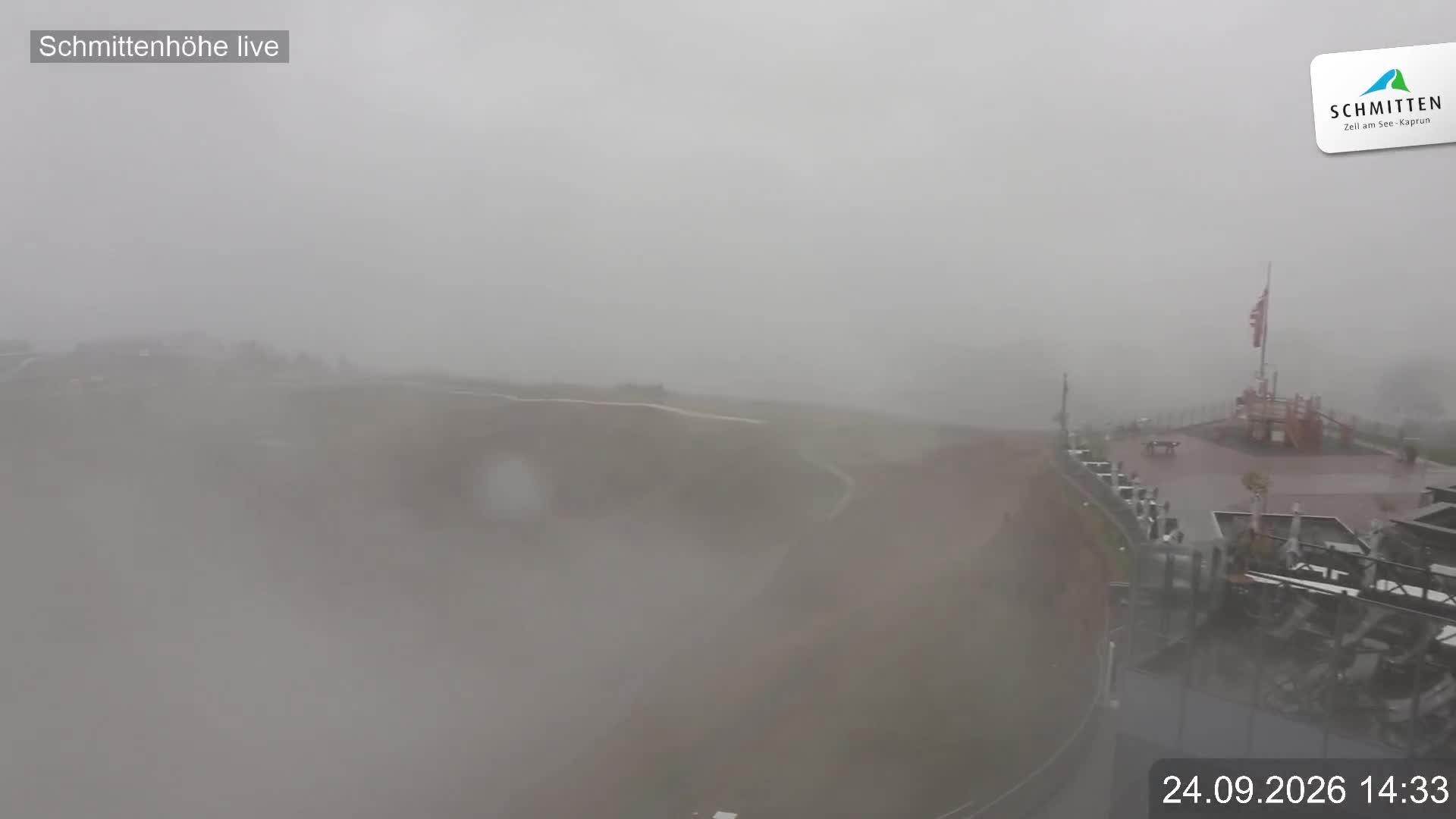 Archiv Foto Webcam Blick vom Gipfel der Schmittenhöhe