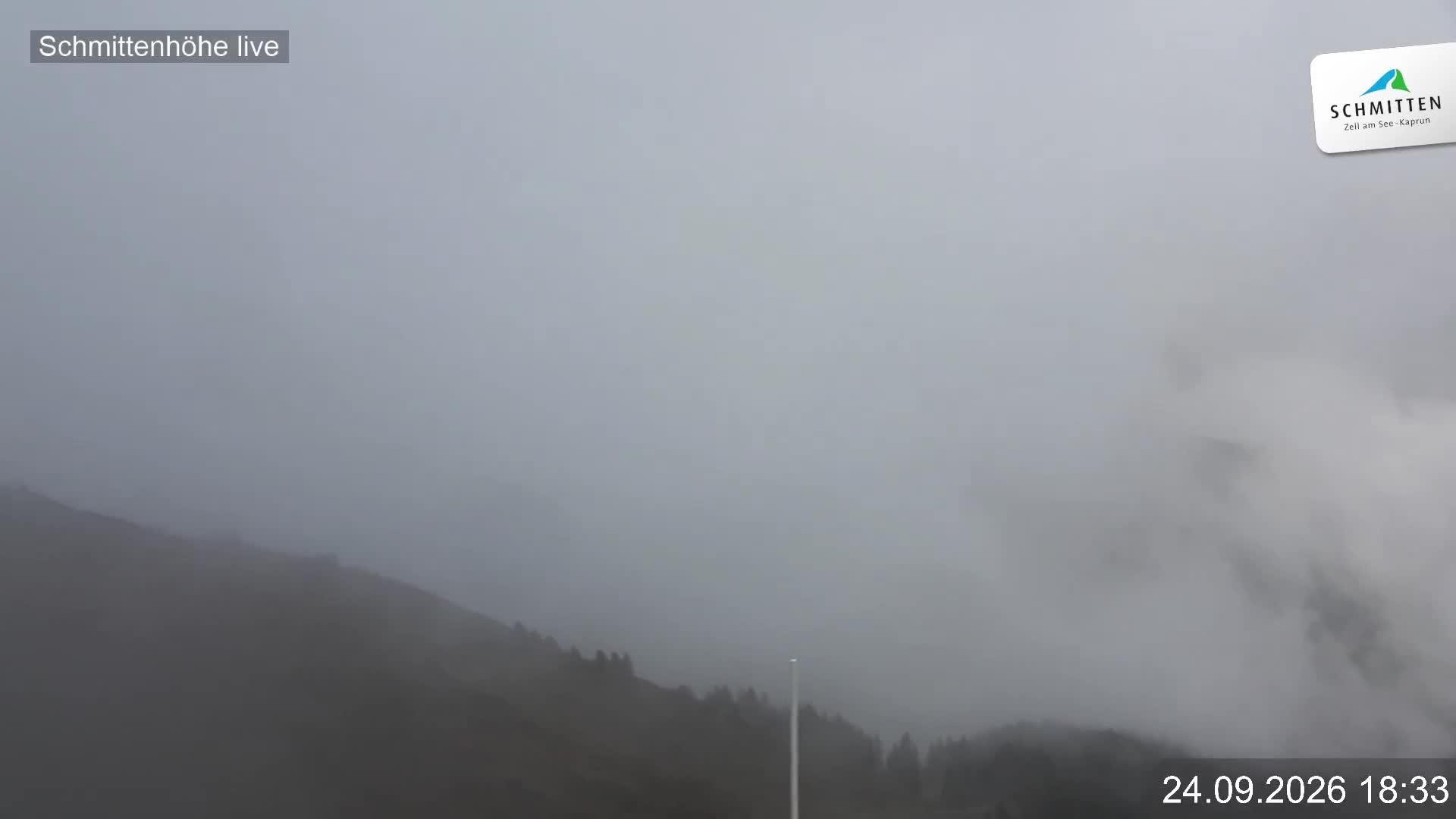 Archiv Foto Webcam Blick vom Gipfel der Schmittenhöhe