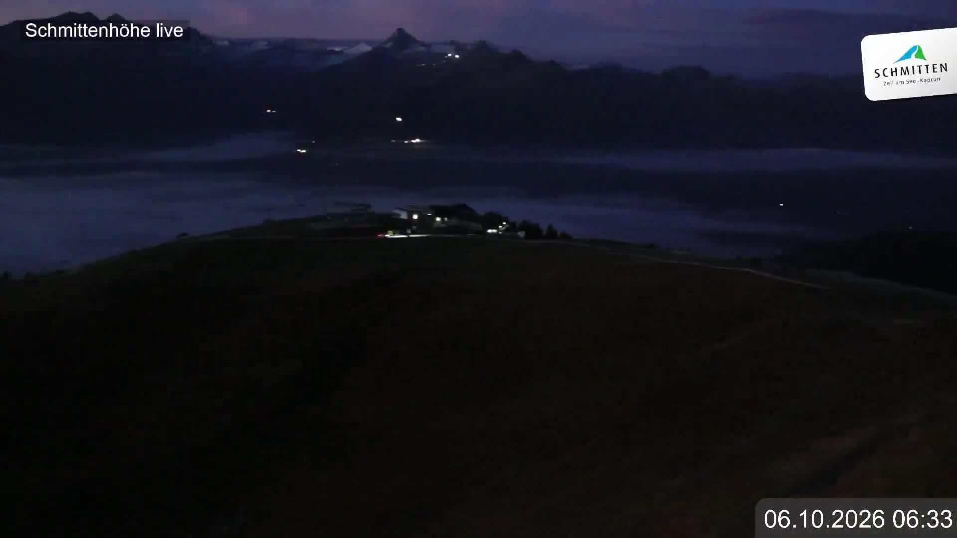 Archiv Foto Webcam Blick vom Gipfel der Schmittenhöhe