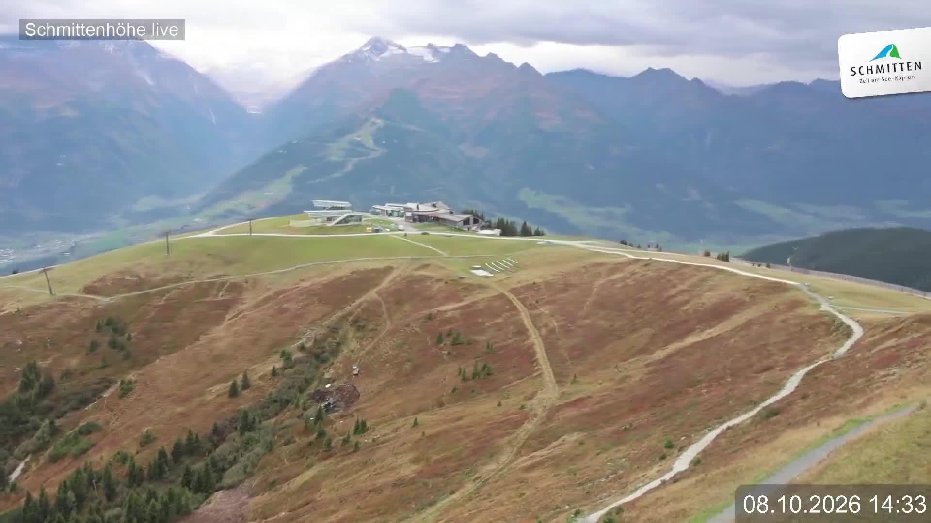 Archiv Foto Webcam Blick vom Gipfel der Schmittenhöhe