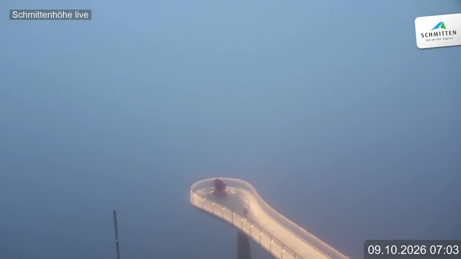 Archiv Foto Webcam Blick vom Gipfel der Schmittenhöhe