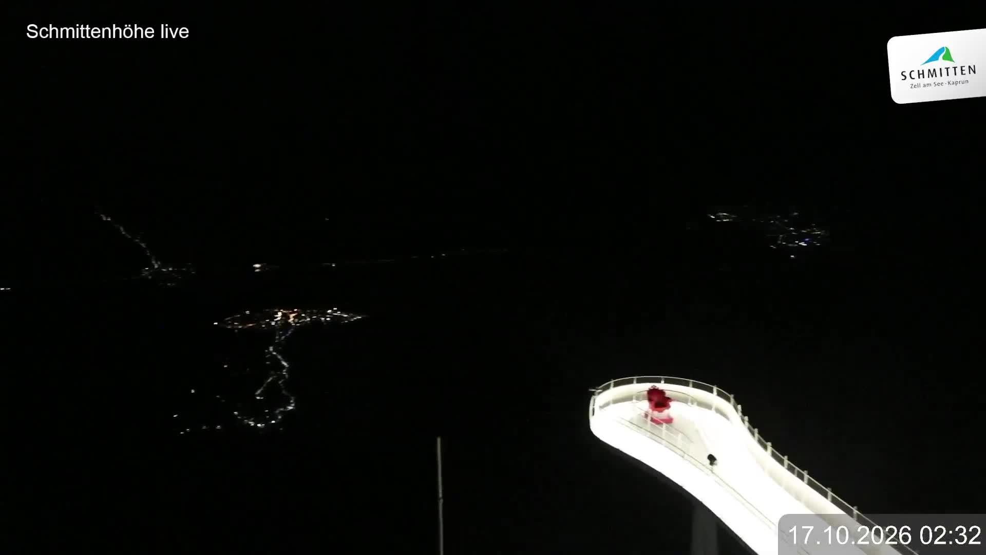 Archiv Foto Webcam Blick vom Gipfel der Schmittenhöhe