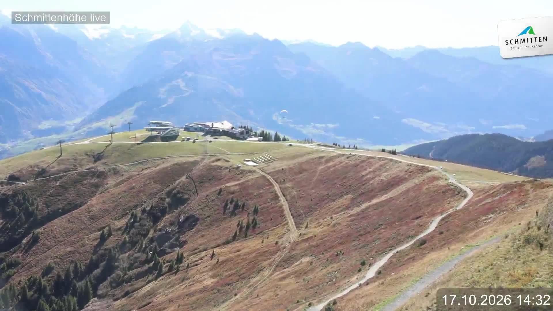 Archiv Foto Webcam Blick vom Gipfel der Schmittenhöhe