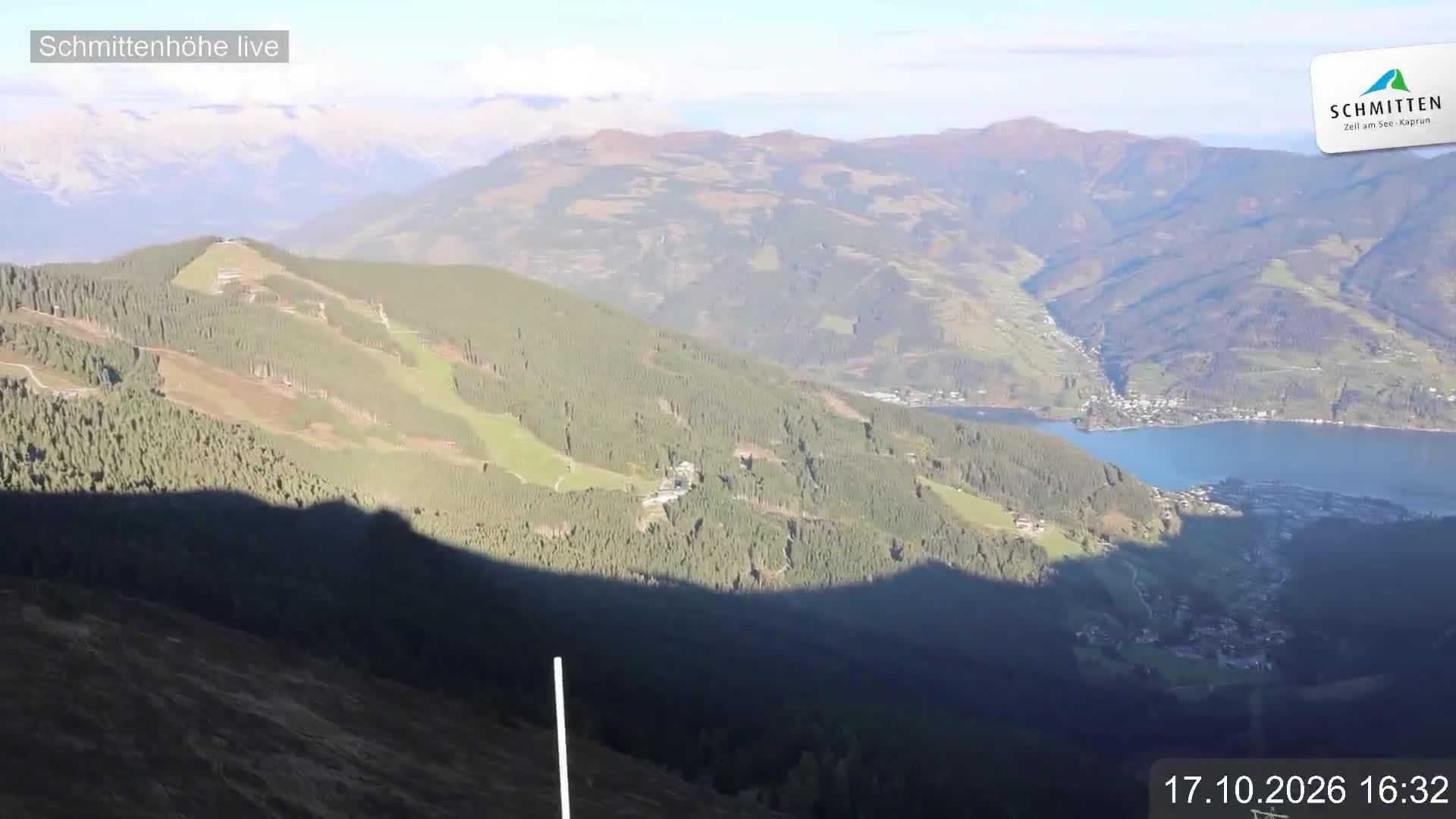 Archiv Foto Webcam Blick vom Gipfel der Schmittenhöhe