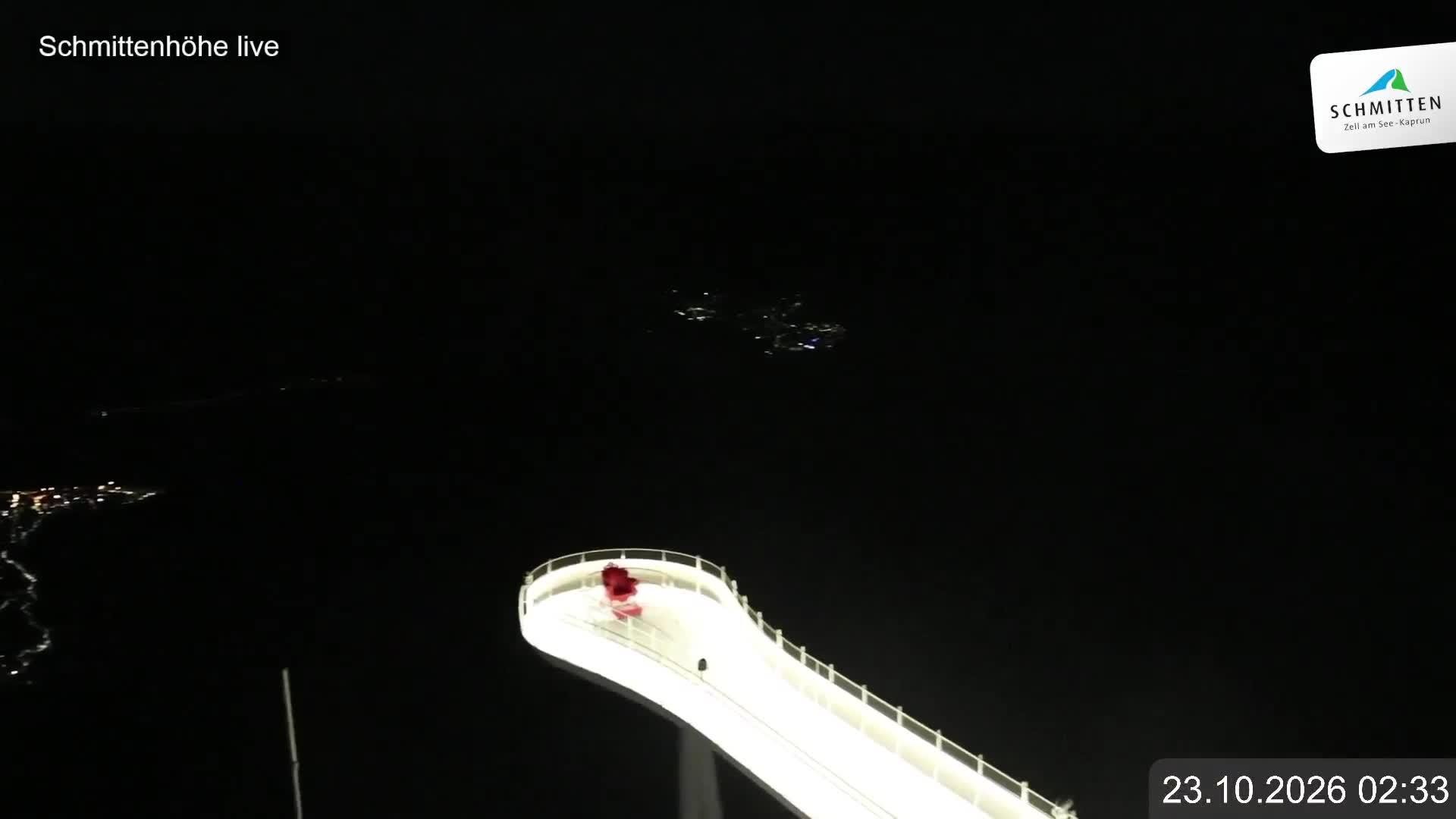 Archiv Foto Webcam Blick vom Gipfel der Schmittenhöhe