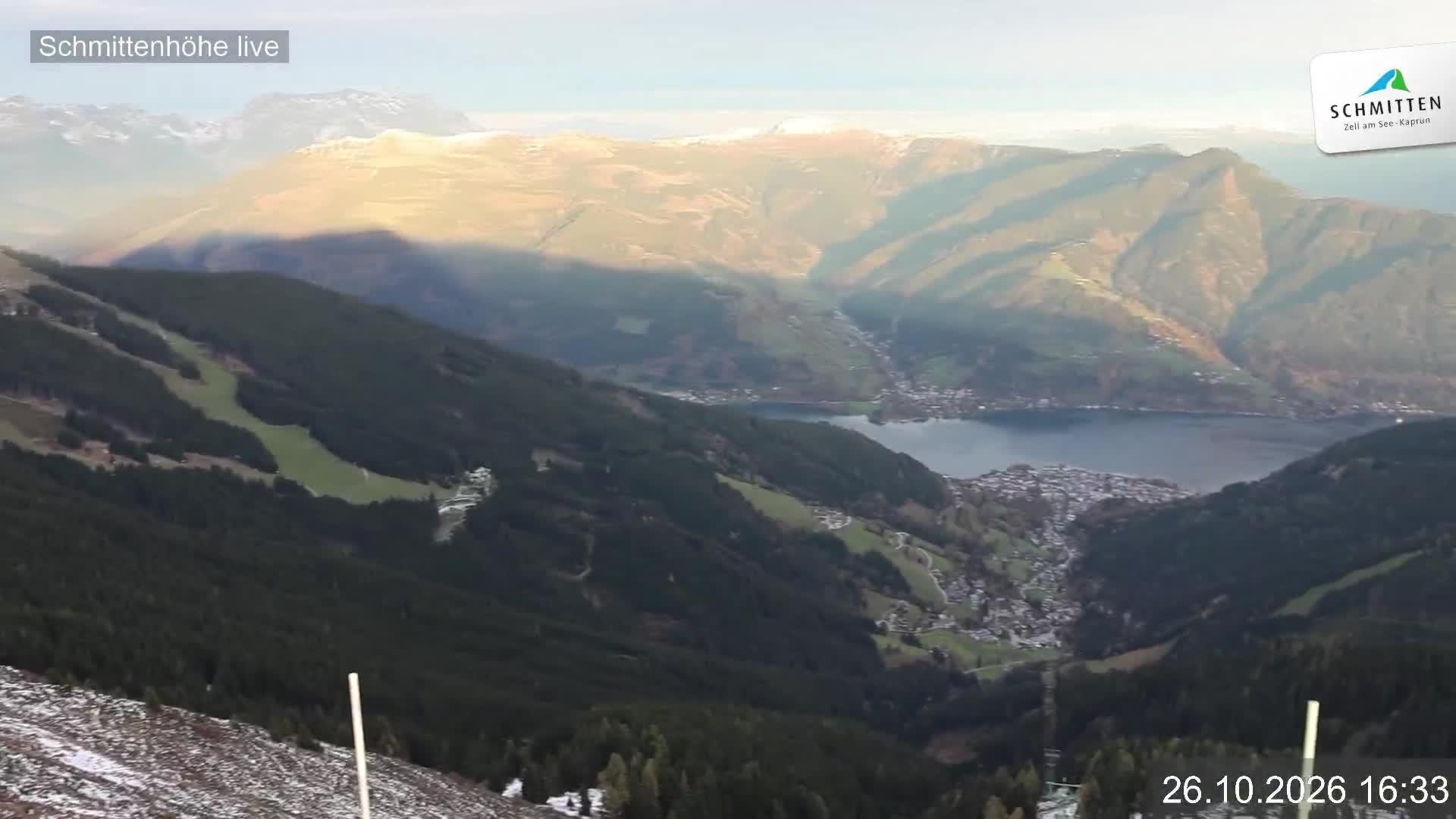 Archiv Foto Webcam Blick vom Gipfel der Schmittenhöhe