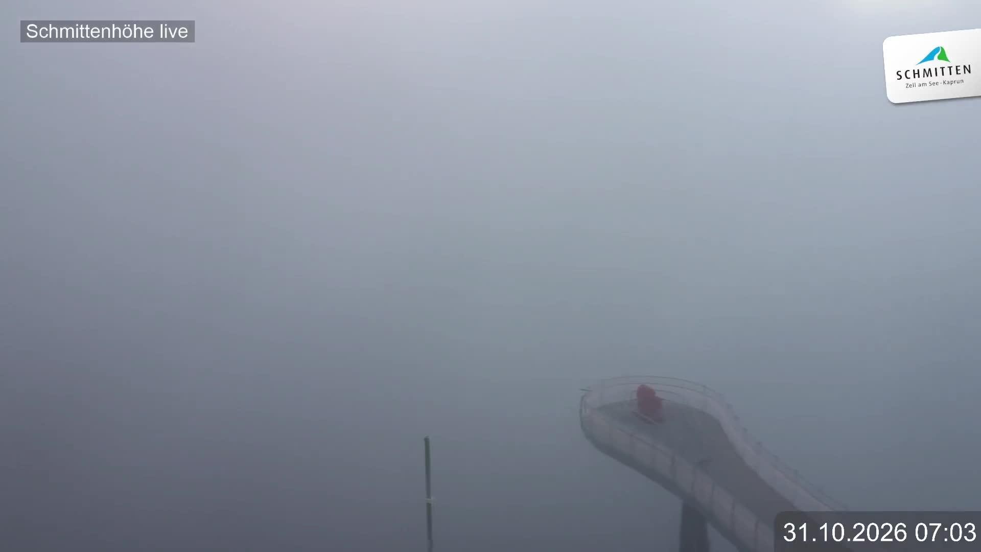 Archiv Foto Webcam Blick vom Gipfel der Schmittenhöhe