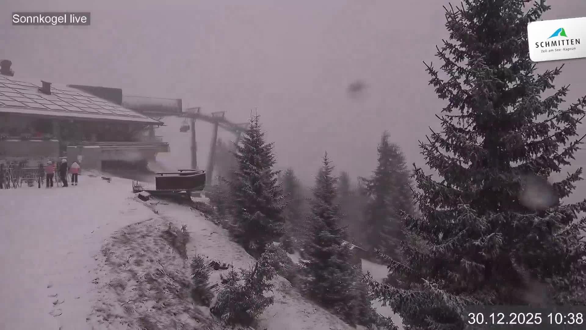 Archiv Foto Webcam Schmitten: Restaurant und Spielplatz Sonnkogel