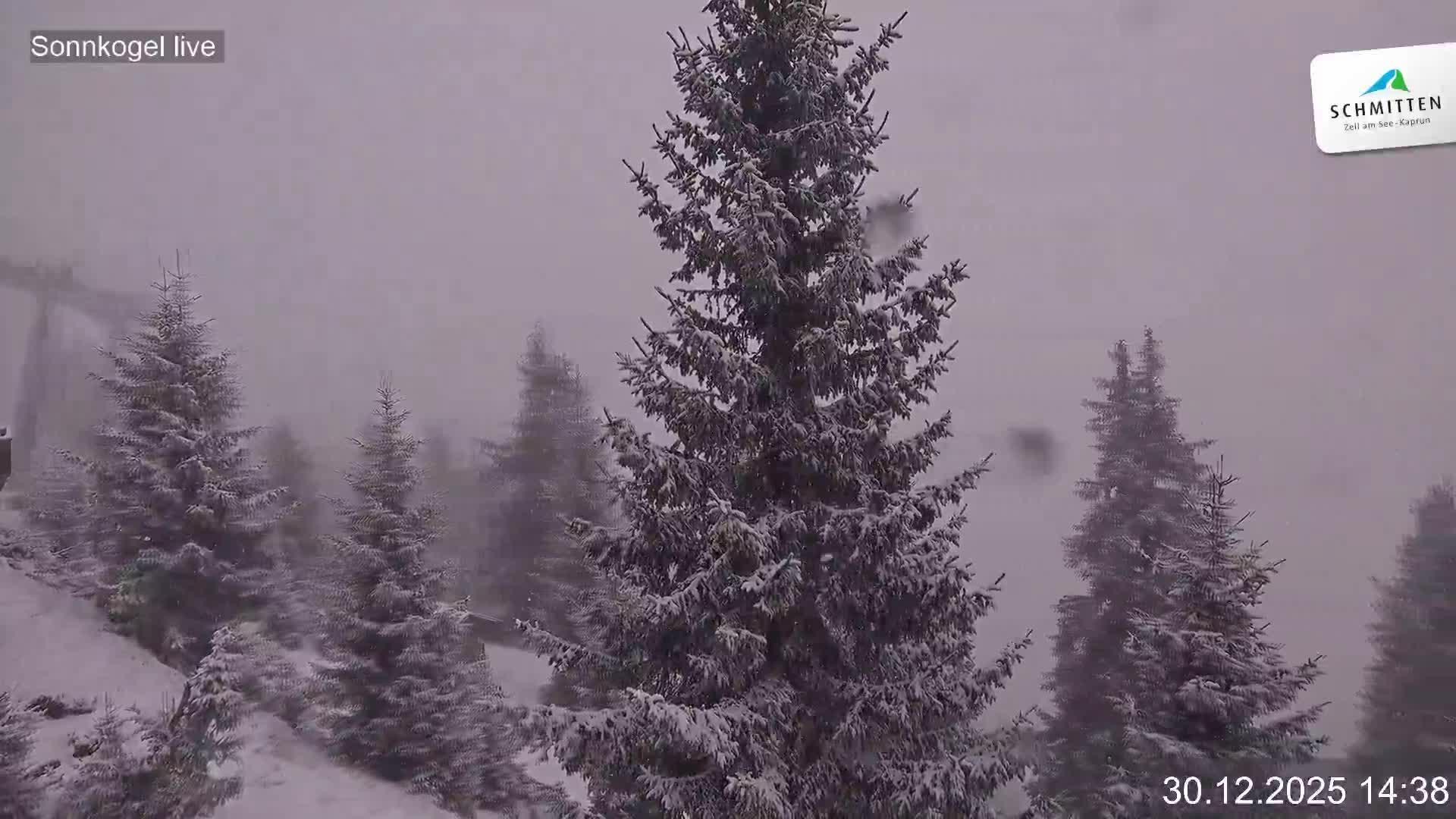 Archiv Foto Webcam Schmitten: Restaurant und Spielplatz Sonnkogel