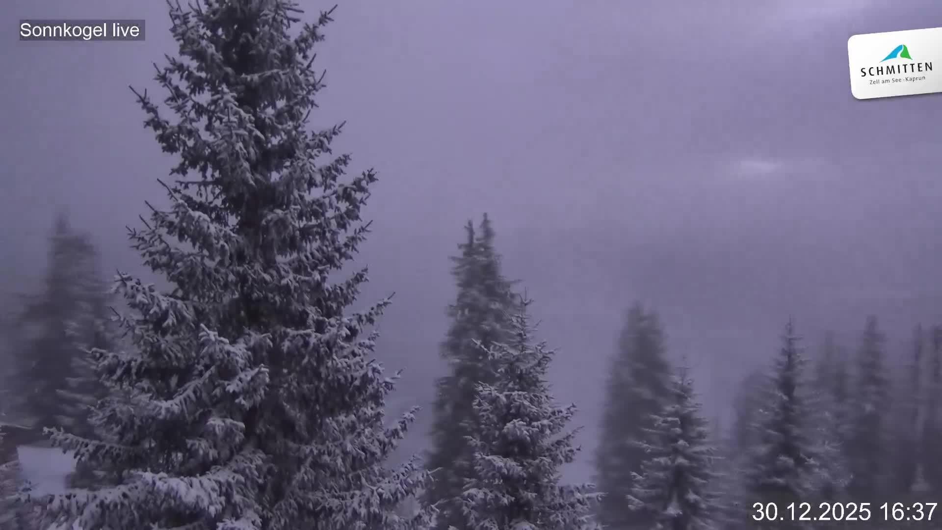 Archiv Foto Webcam Schmitten: Restaurant und Spielplatz Sonnkogel